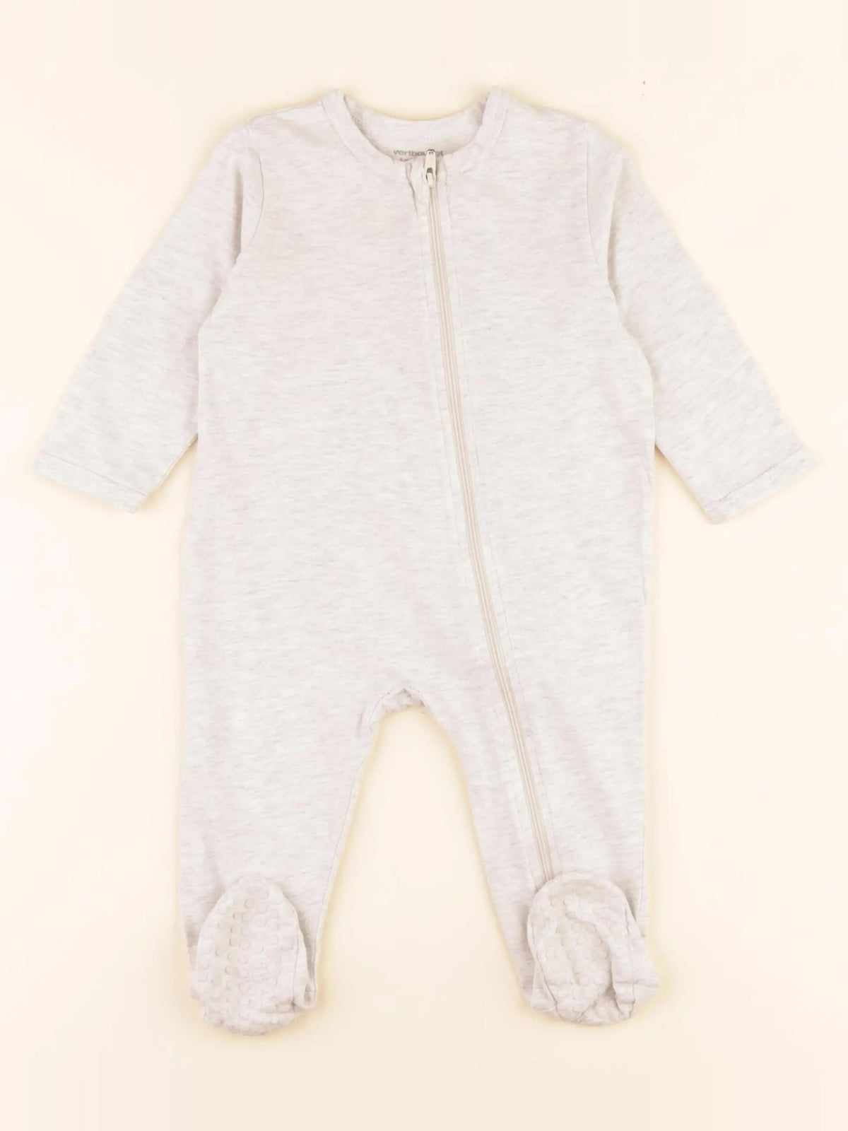 Vertbaudet - pyjama coton marron - 9 mois