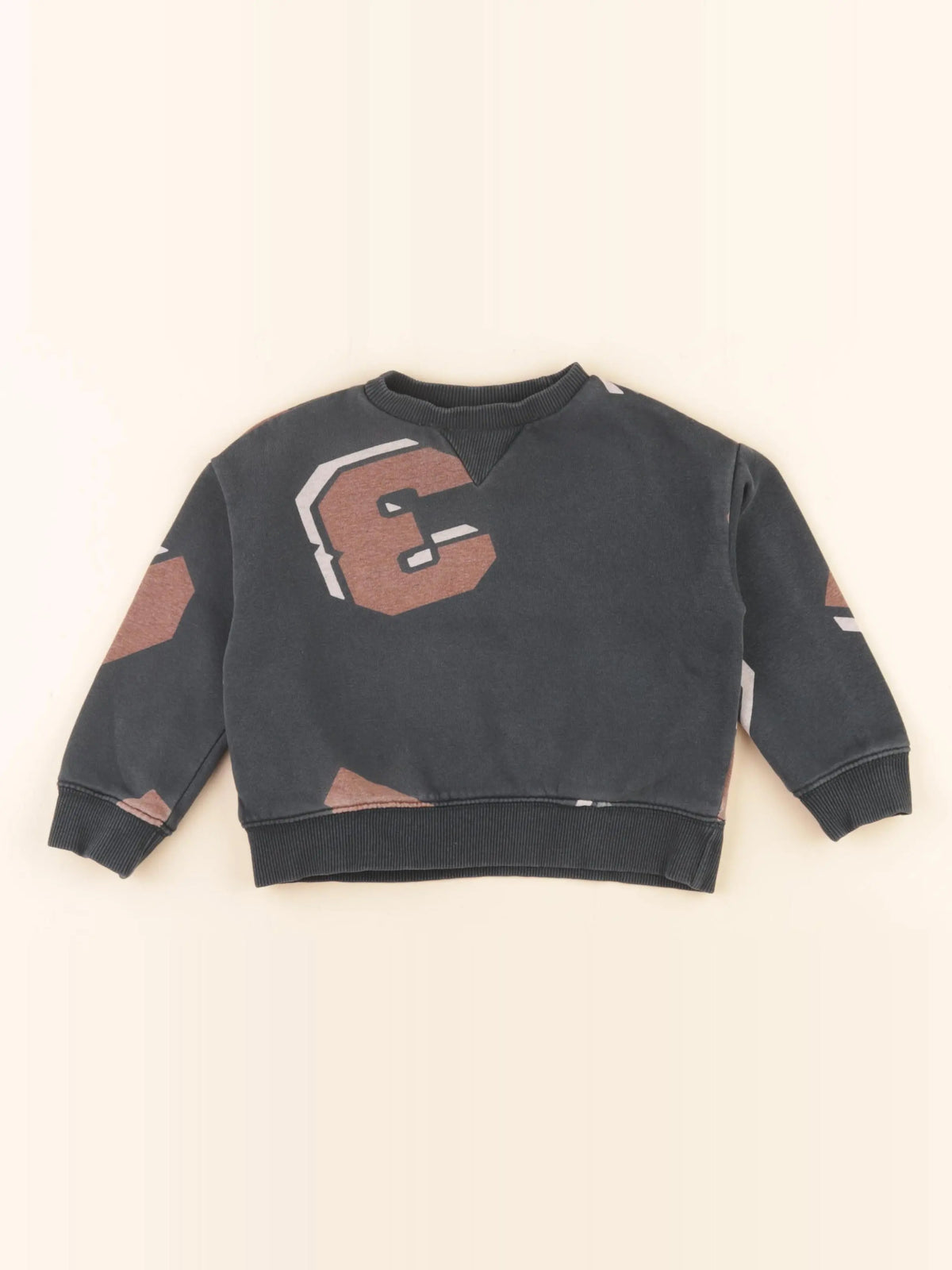Vertbaudet - sweat vert - 2 ans