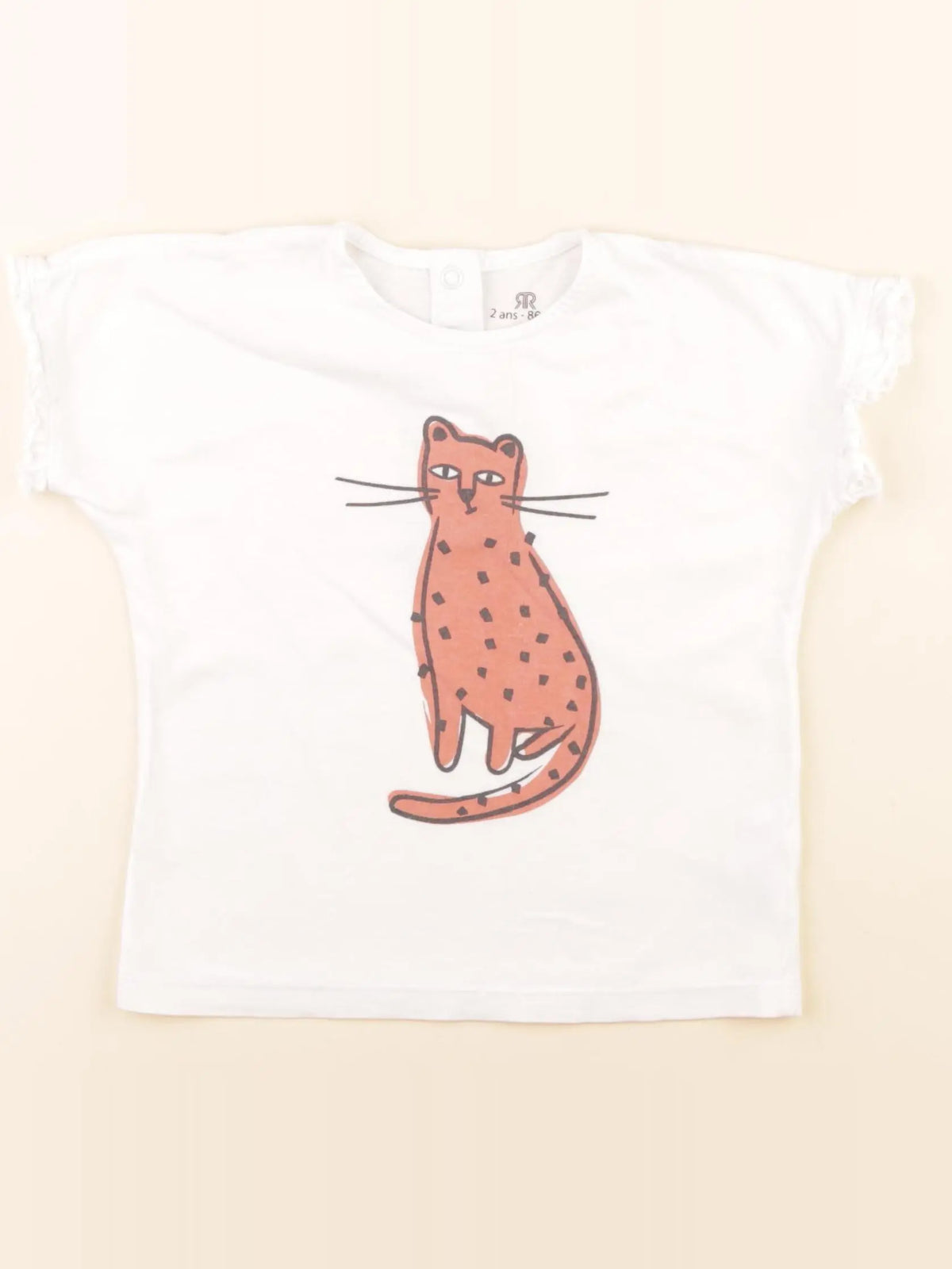 La Redoute - tee-shirt blanc - 2 ans
