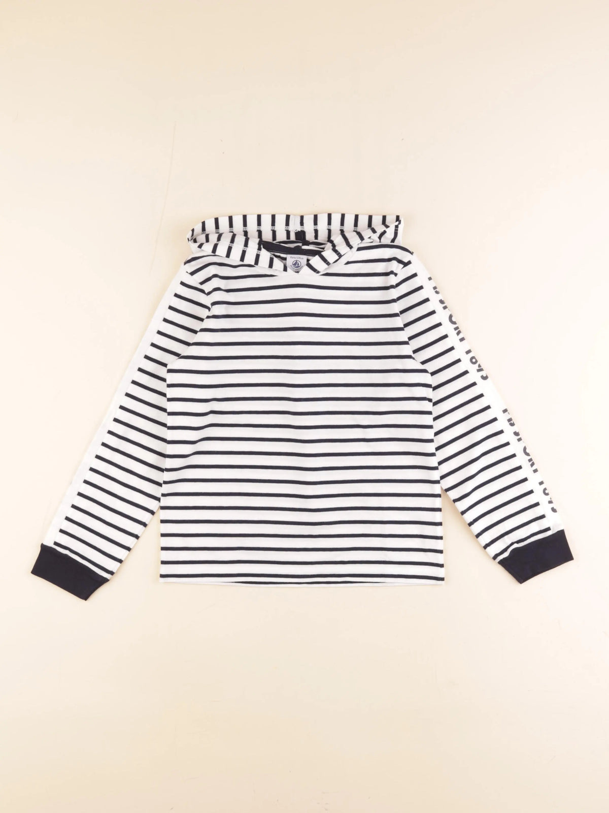 Petit Bateau - tee-shirt bleu - 8 ans