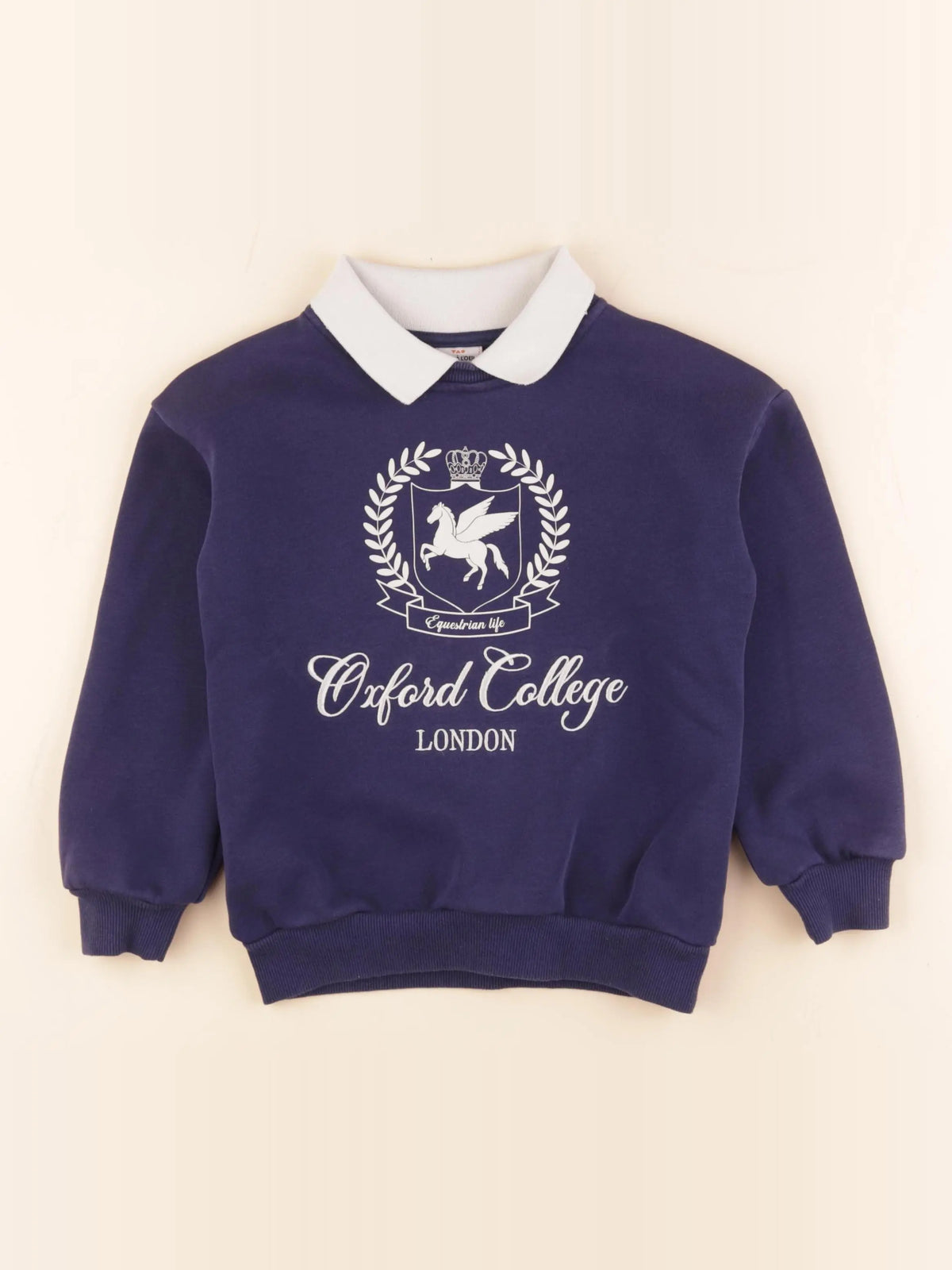 Tape à l'oeil - sweat bleu - 6 ans