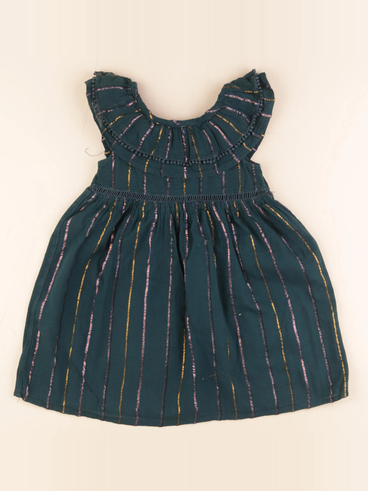 Tape à l'oeil - robe vert - 5 ans
