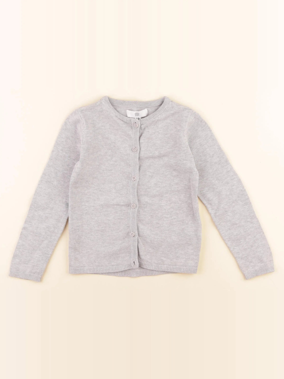 La Redoute - gilet gris - 4 ans