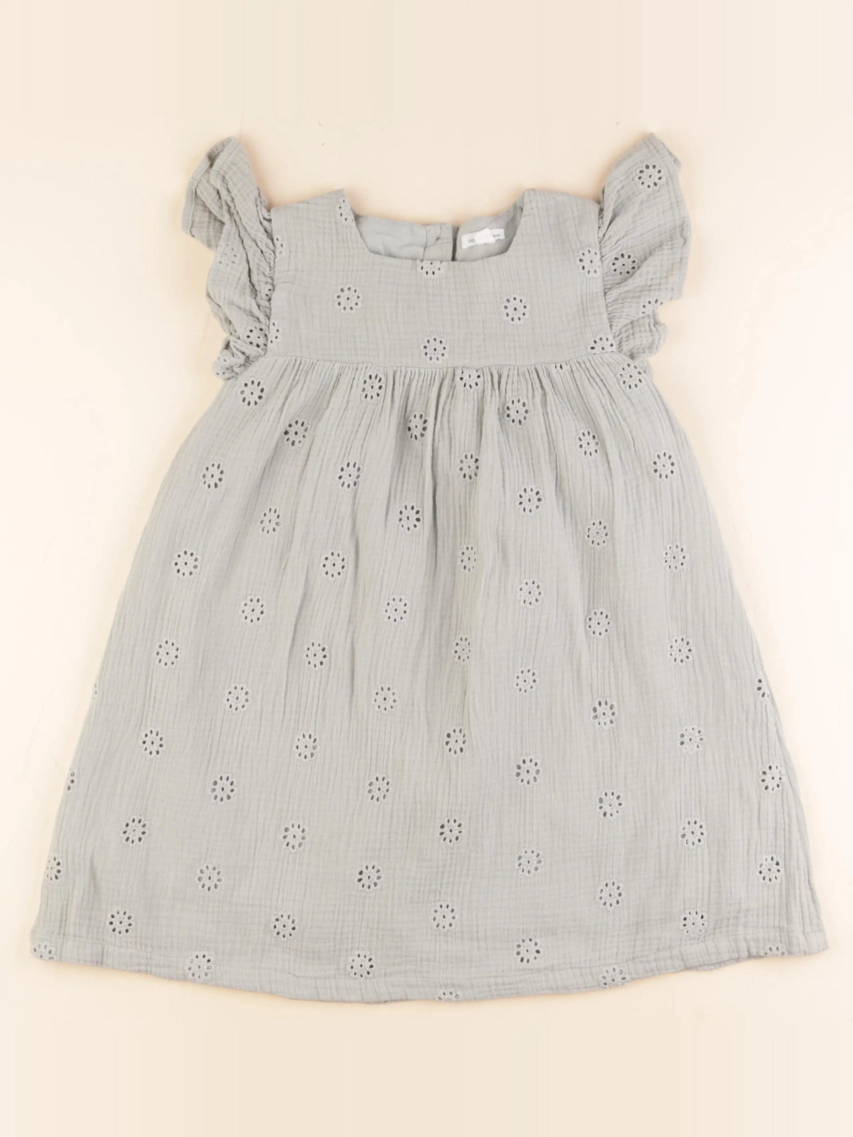 Vertbaudet - robe vert - 8 ans