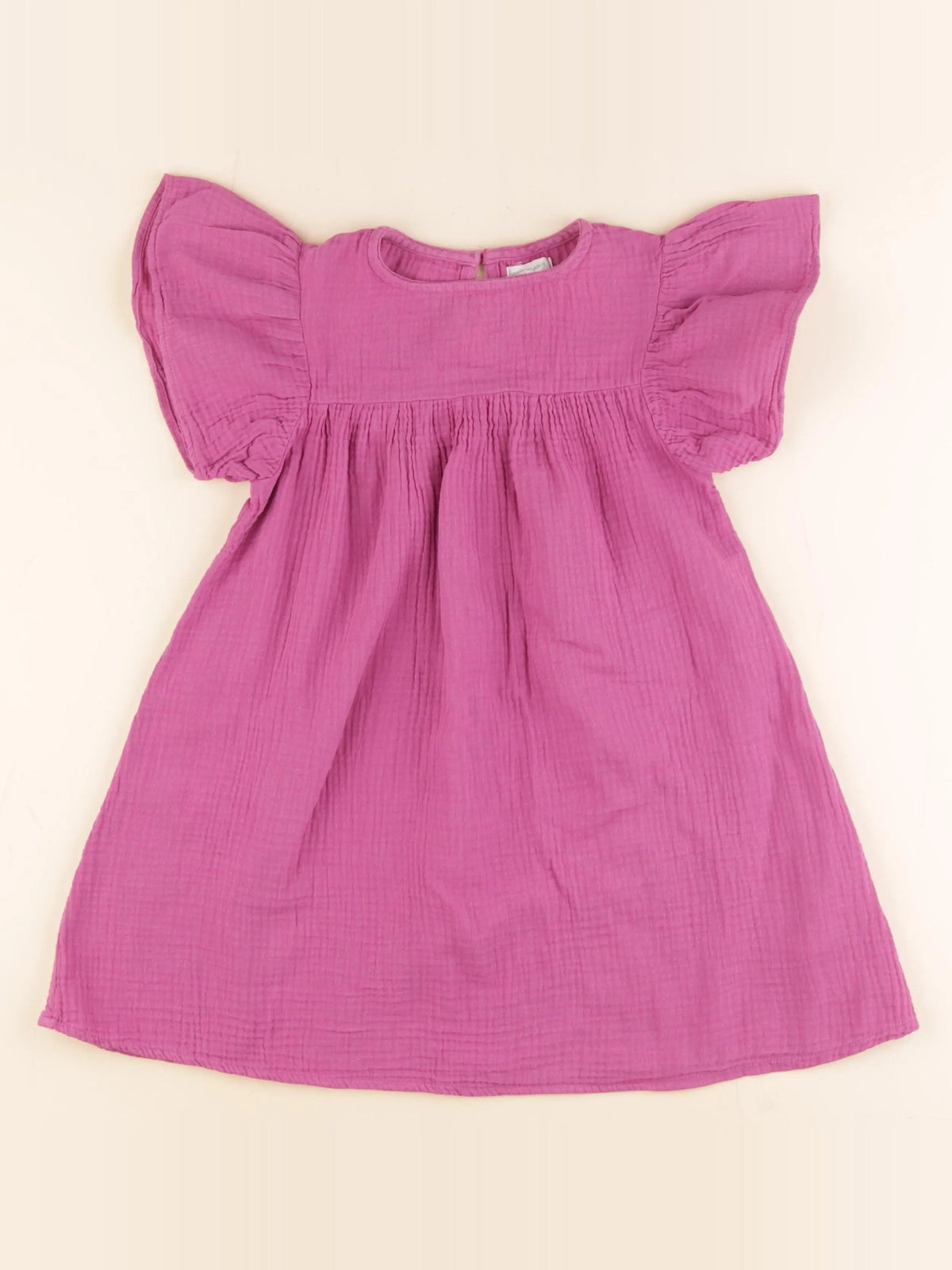 Vertbaudet - robe violet - 7 ans