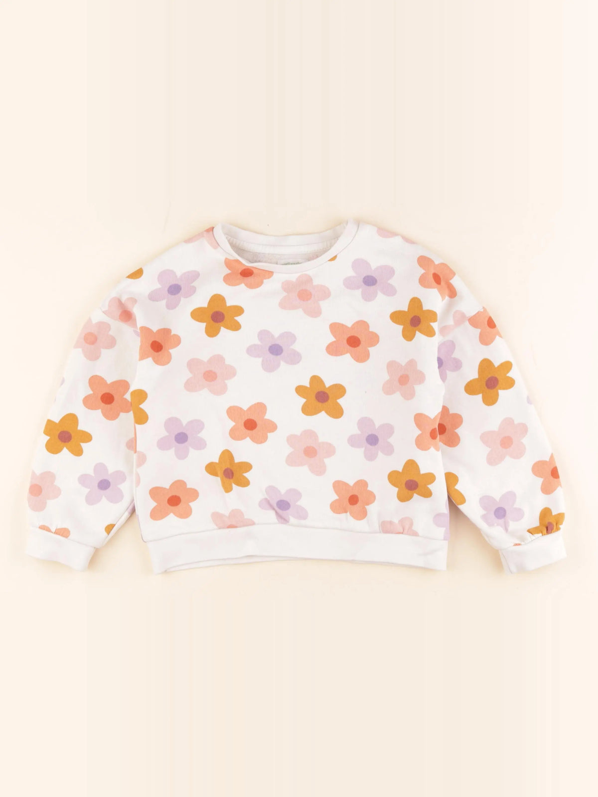 Vertbaudet - sweat multicolore - 6 ans