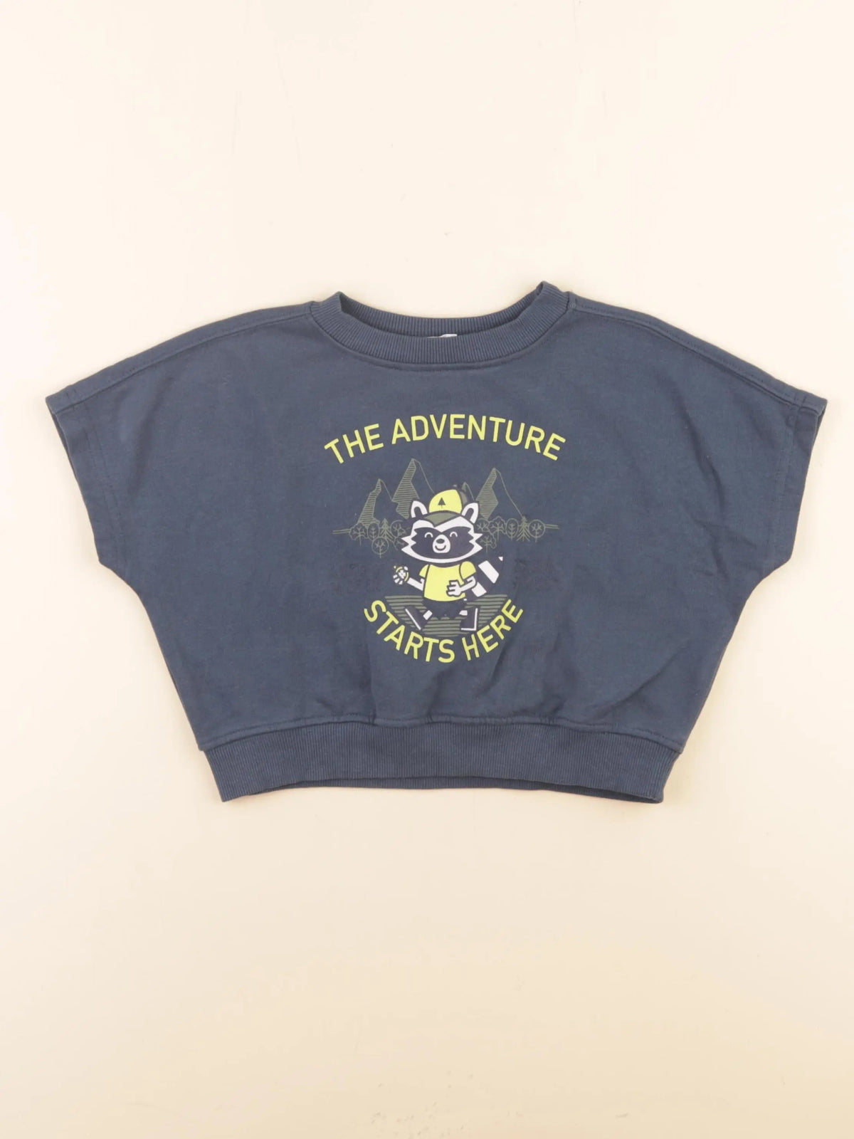 Vertbaudet - tee-shirt bleu - 2 ans