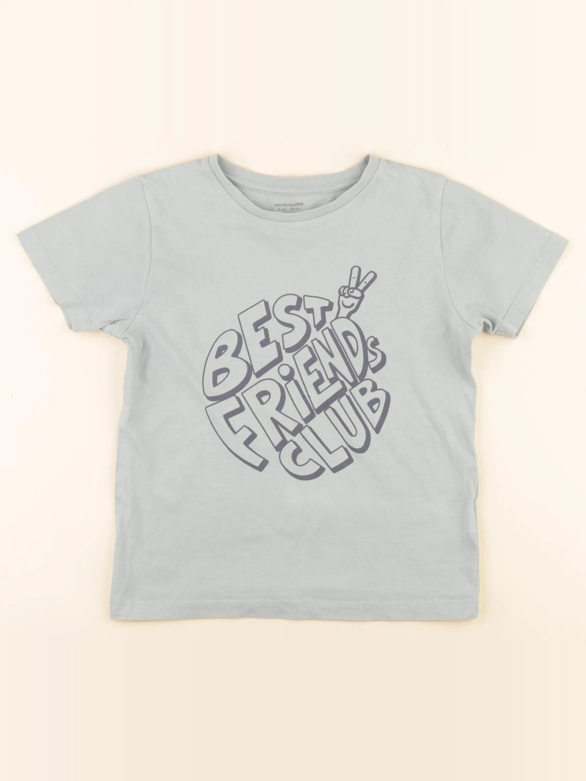 Vertbaudet - tee-shirt vert - 8 ans