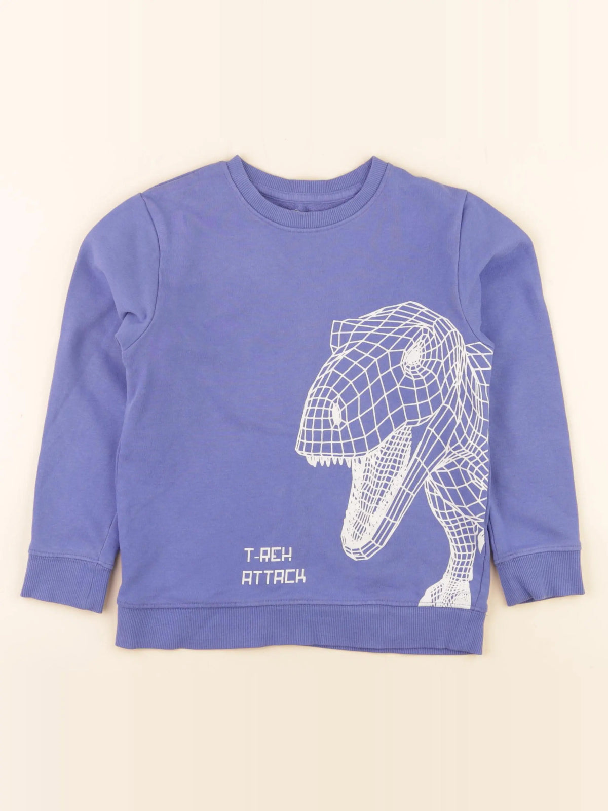 Vertbaudet - sweat bleu - 8 ans