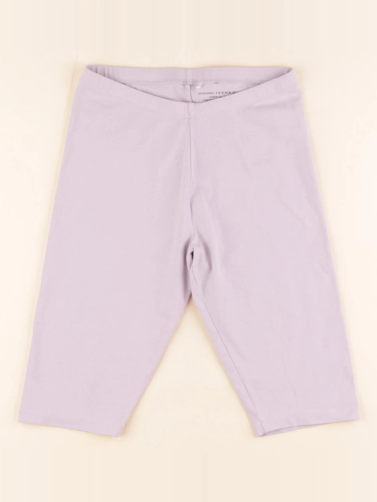 Monoprix - legging court violet - 14/16 ans