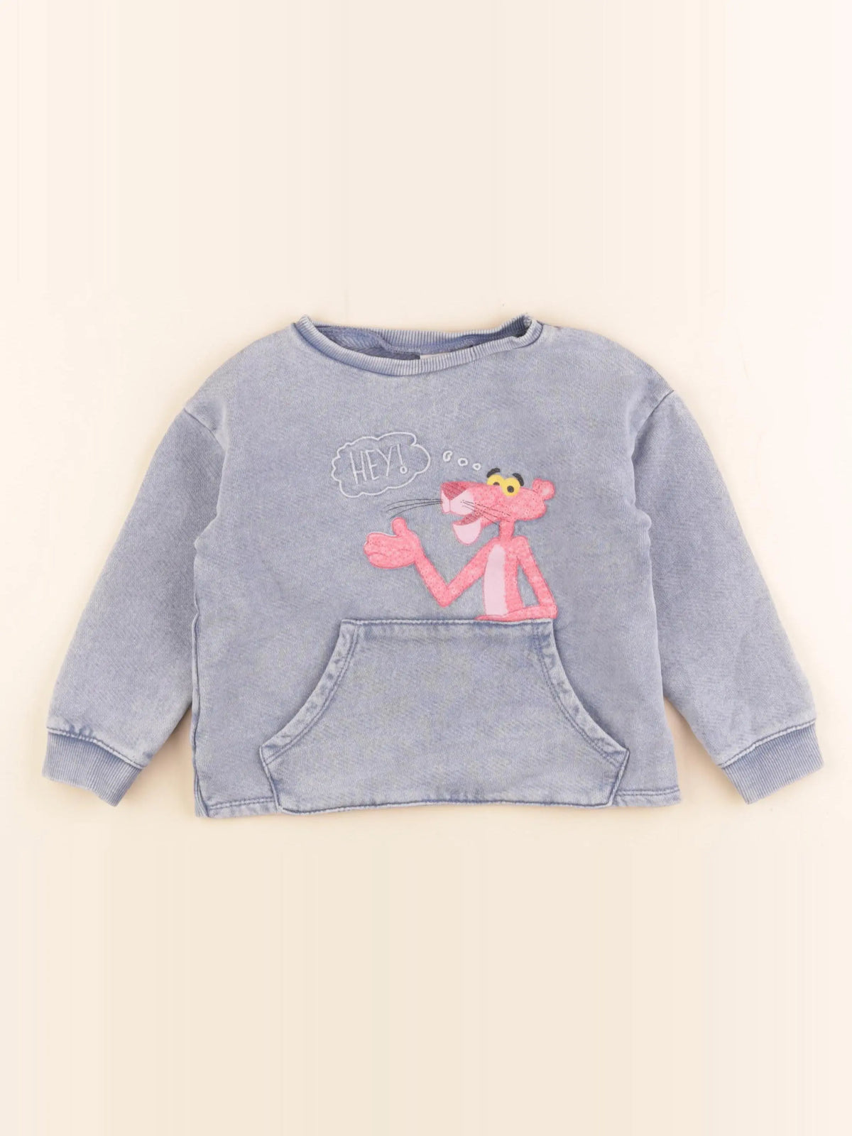 Zara - sweat bleu - 18/24 mois