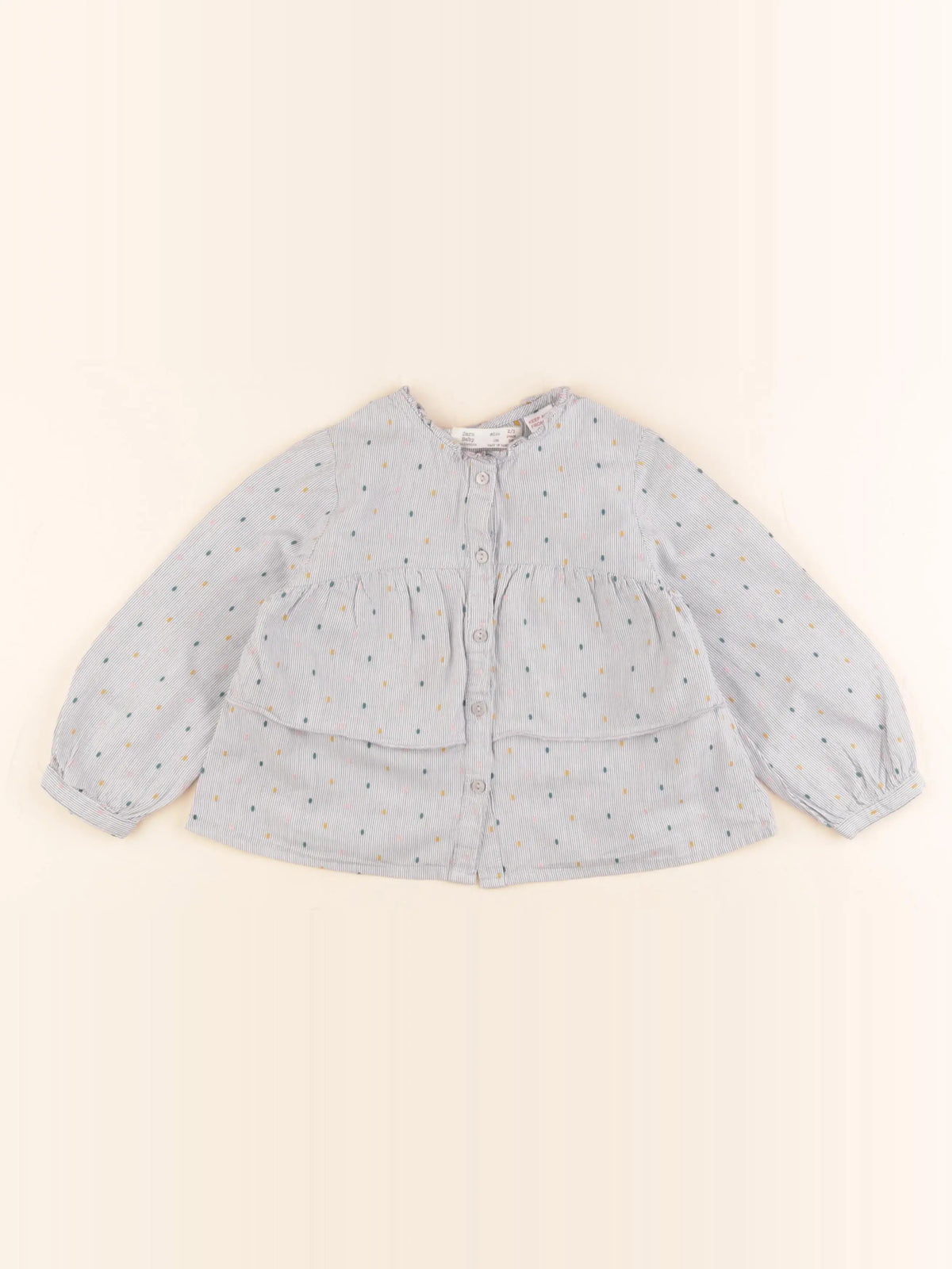 Zara - blouse multicolore - 2/3 ans
