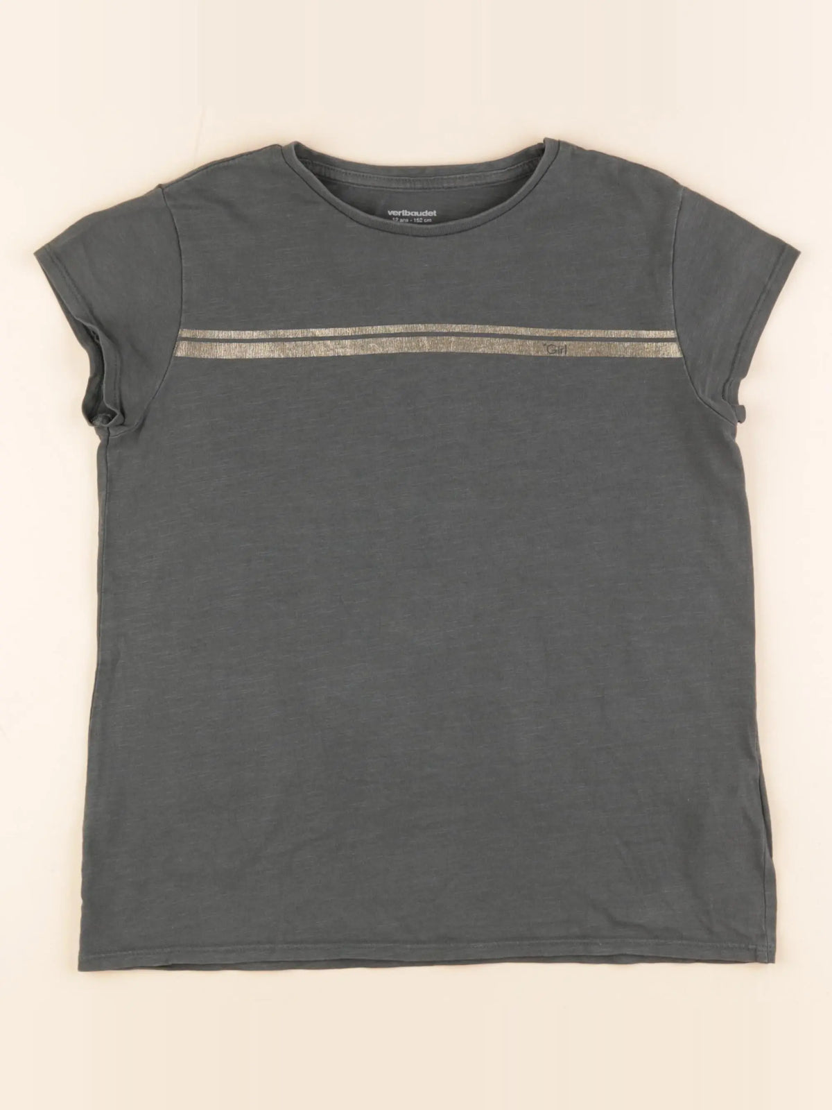 Vertbaudet - tee-shirt vert - 12 ans