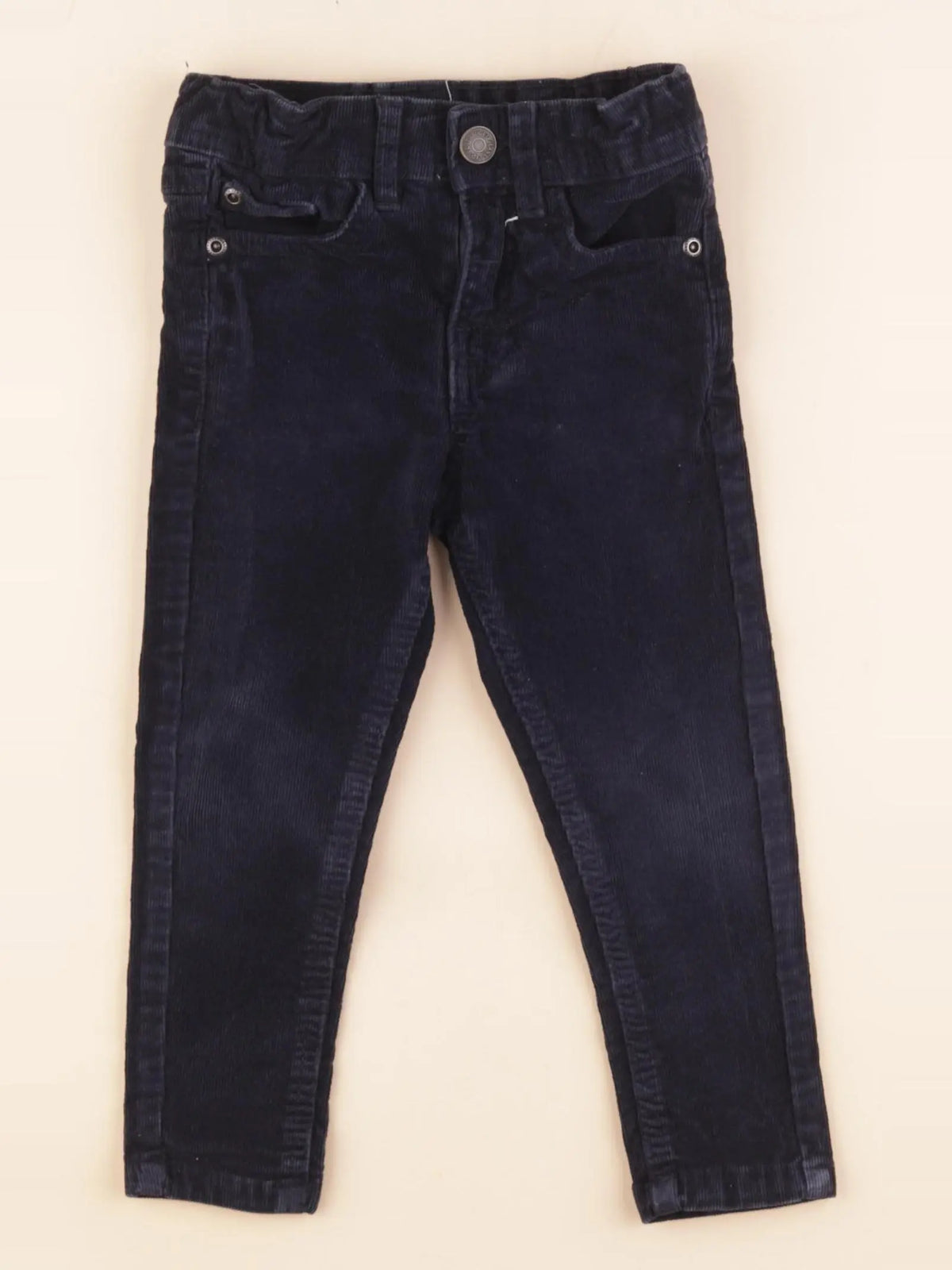 Vertbaudet - pantalon bleu - 2 ans