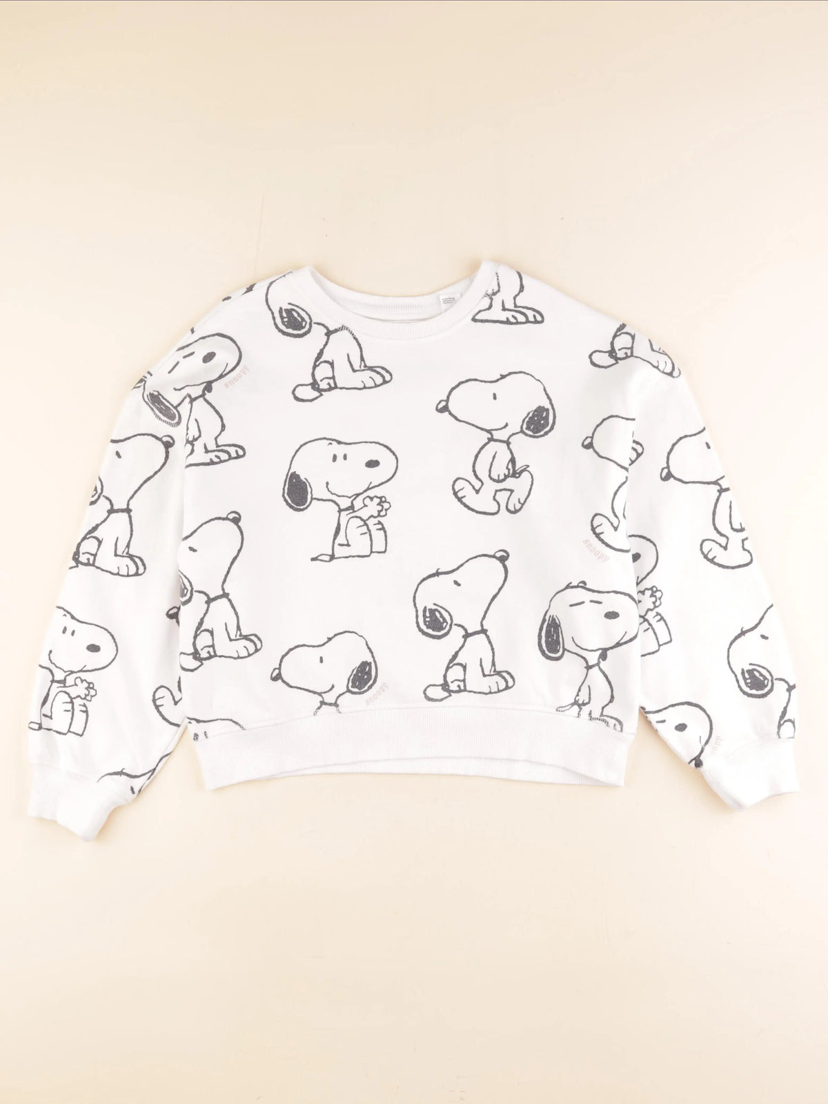 H&M - sweat blanc - 10/12 ans