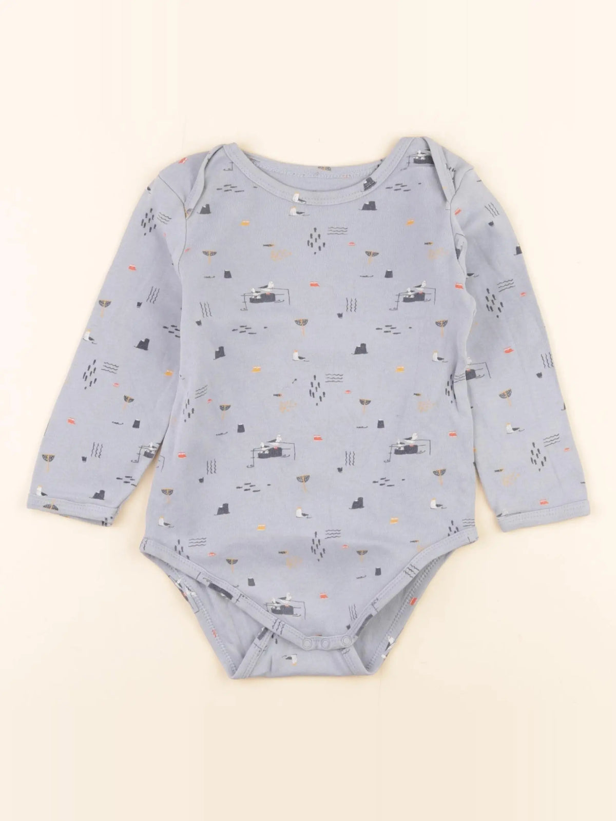 Vertbaudet - body bleu - 2 ans