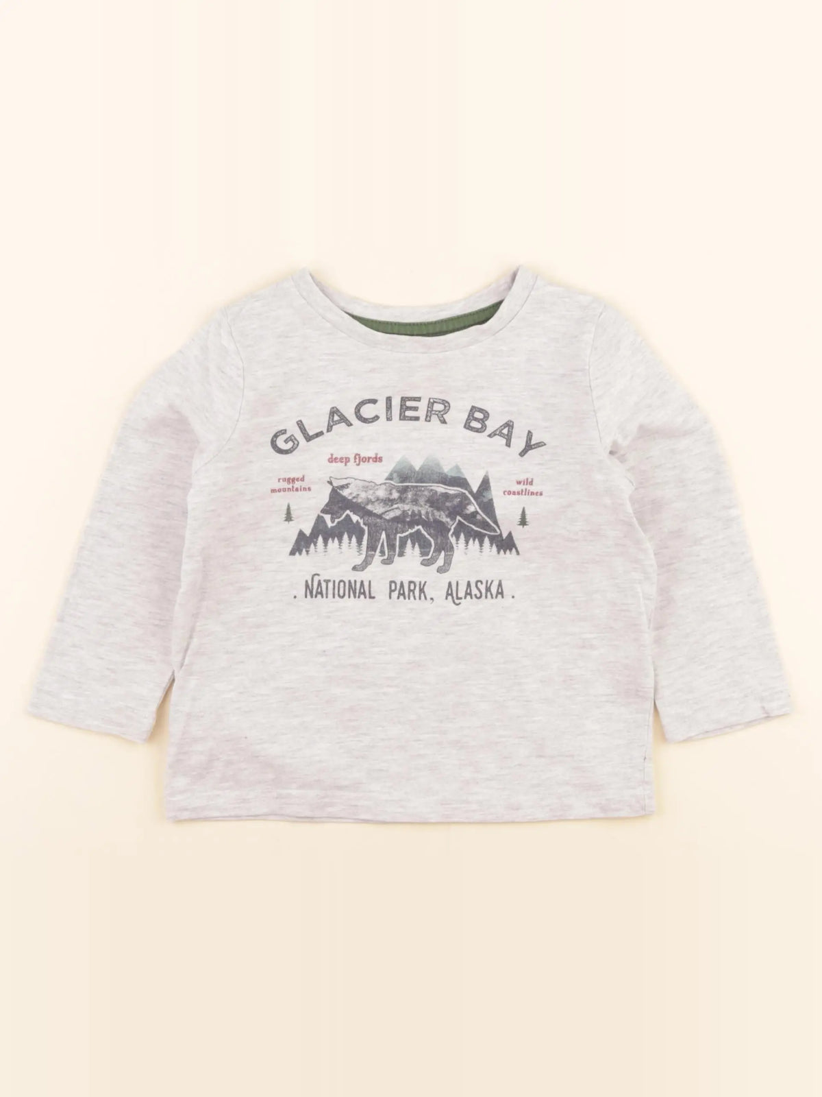 Vertbaudet - tee-shirt gris - 2 ans
