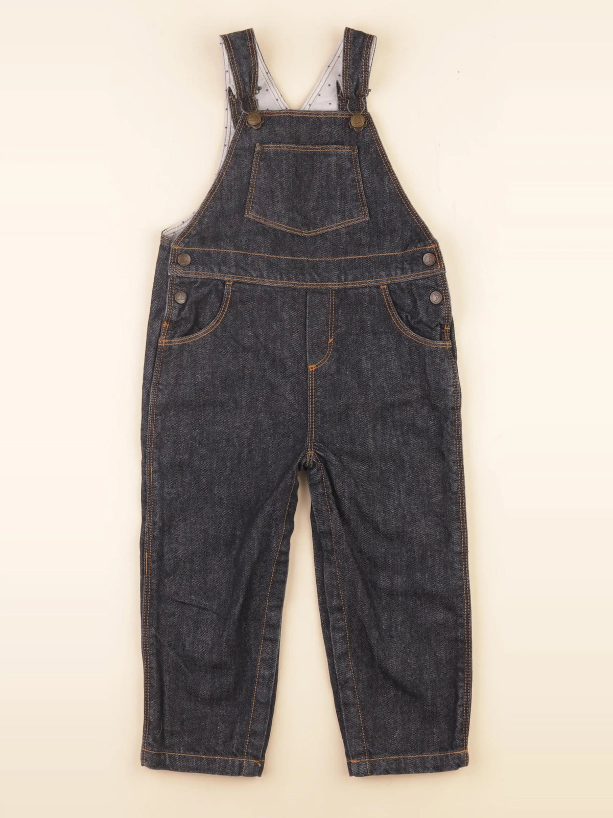 Petit Bateau - salopette bleu - 24 mois