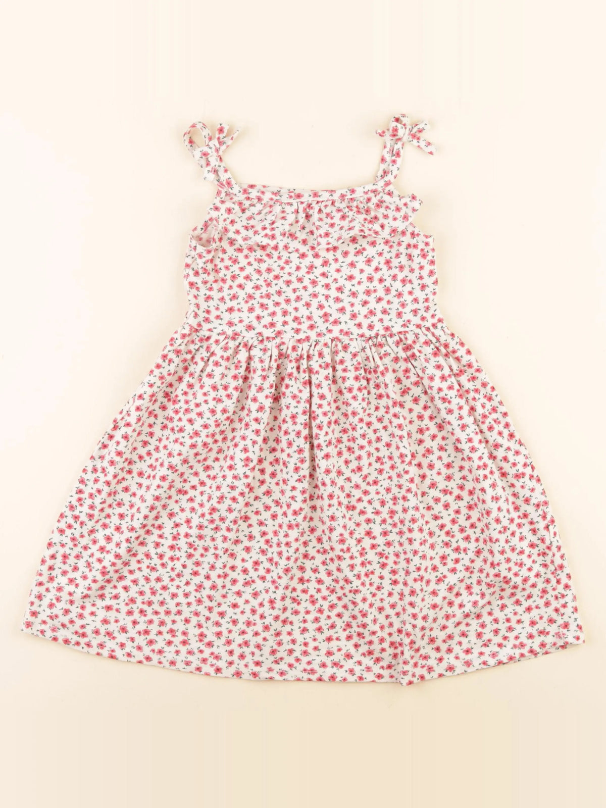 Vertbaudet - robe rouge - 4 ans