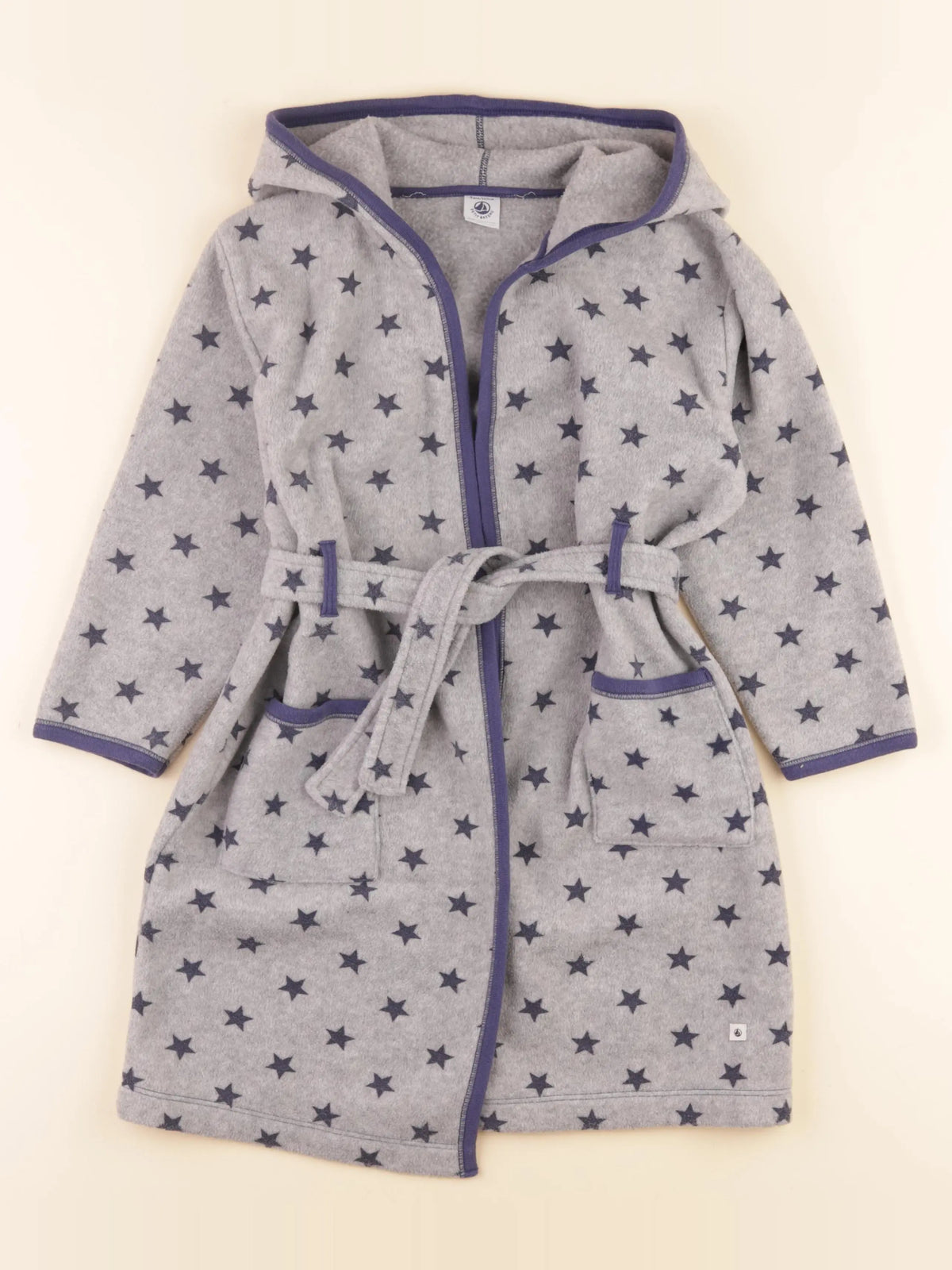 Petit Bateau - robe de chambre gris - 5 ans