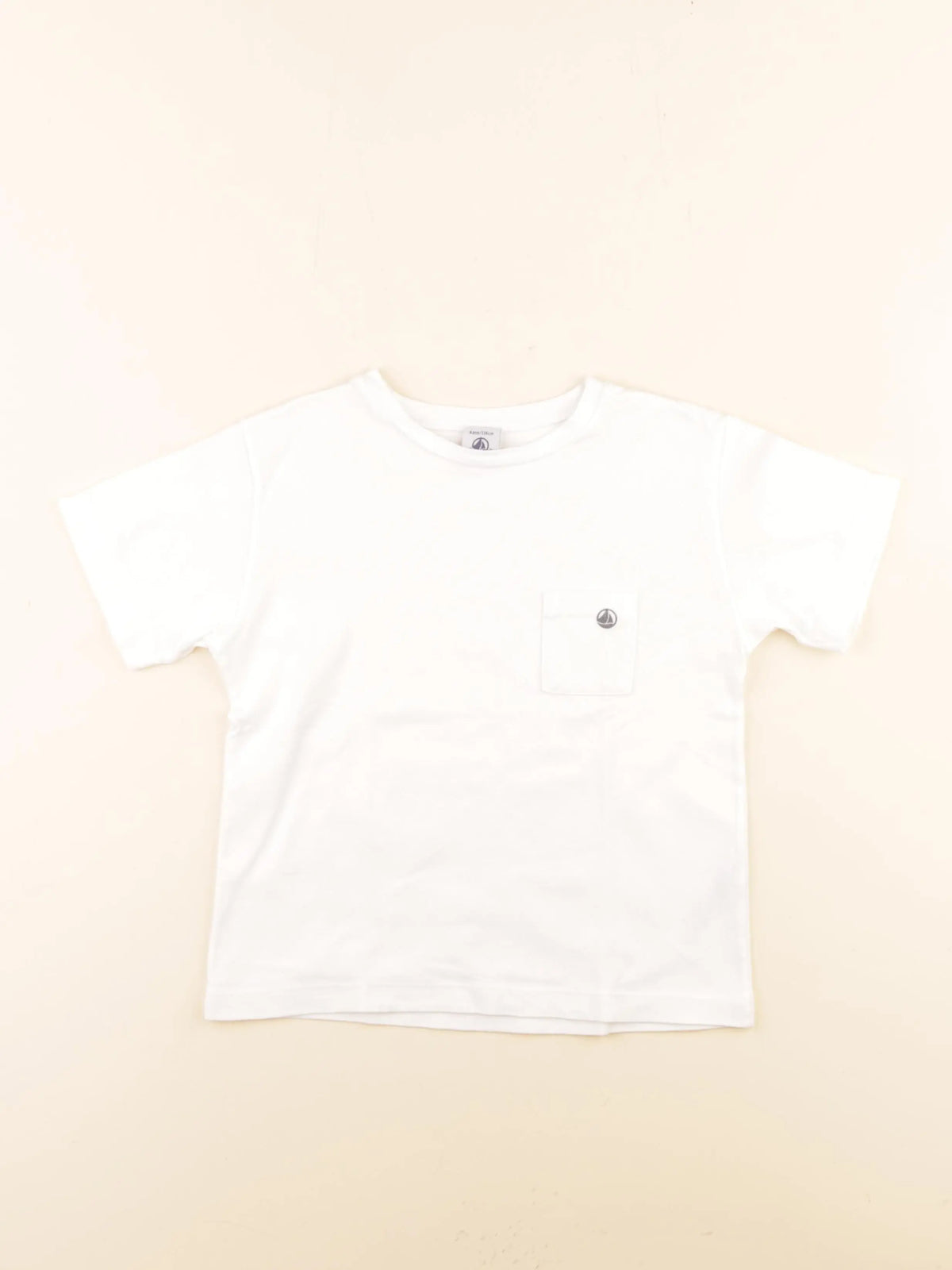 Petit Bateau - tee-shirt blanc - 6 ans