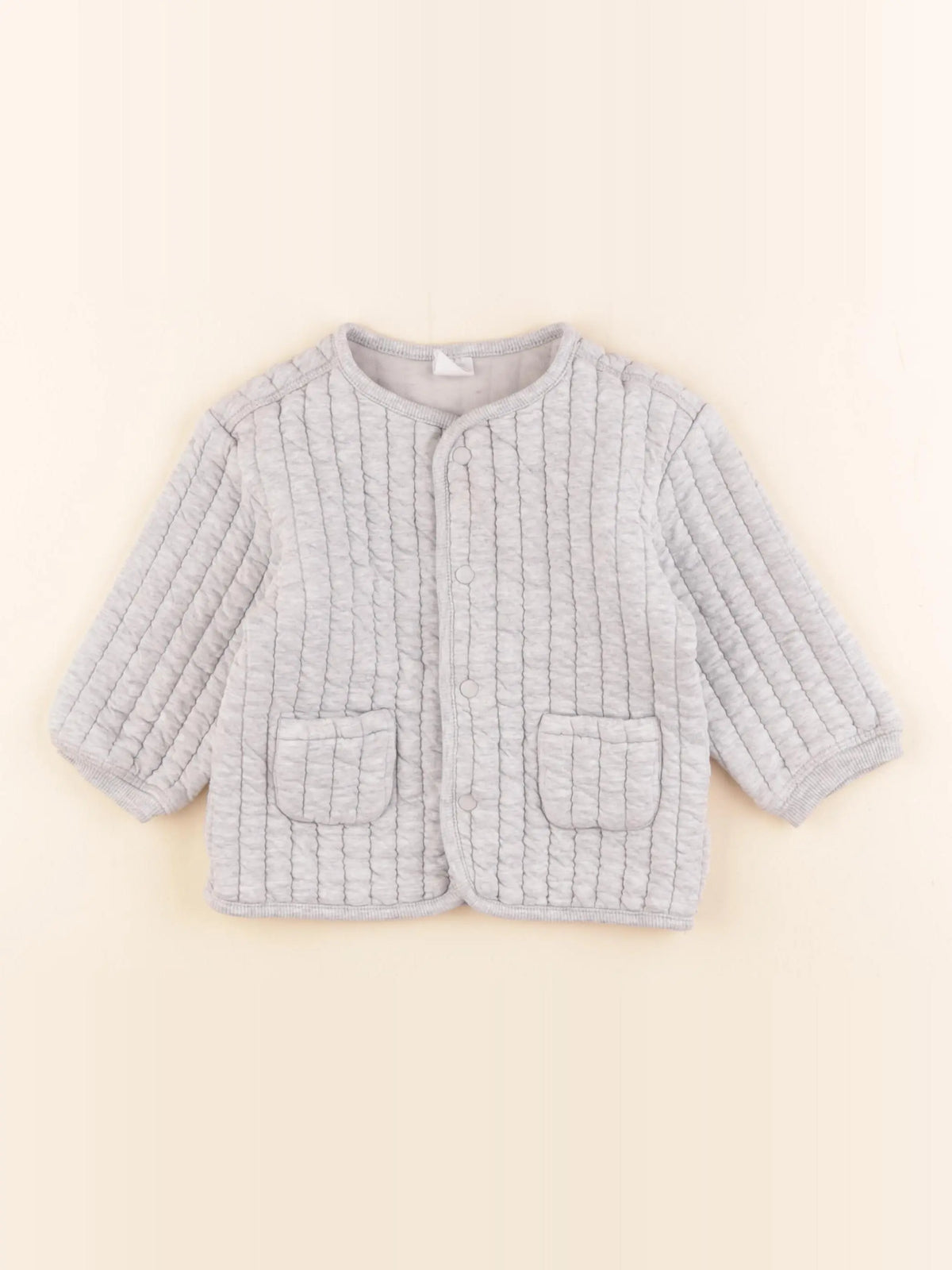 H&M - sweat gris - 9/12 mois