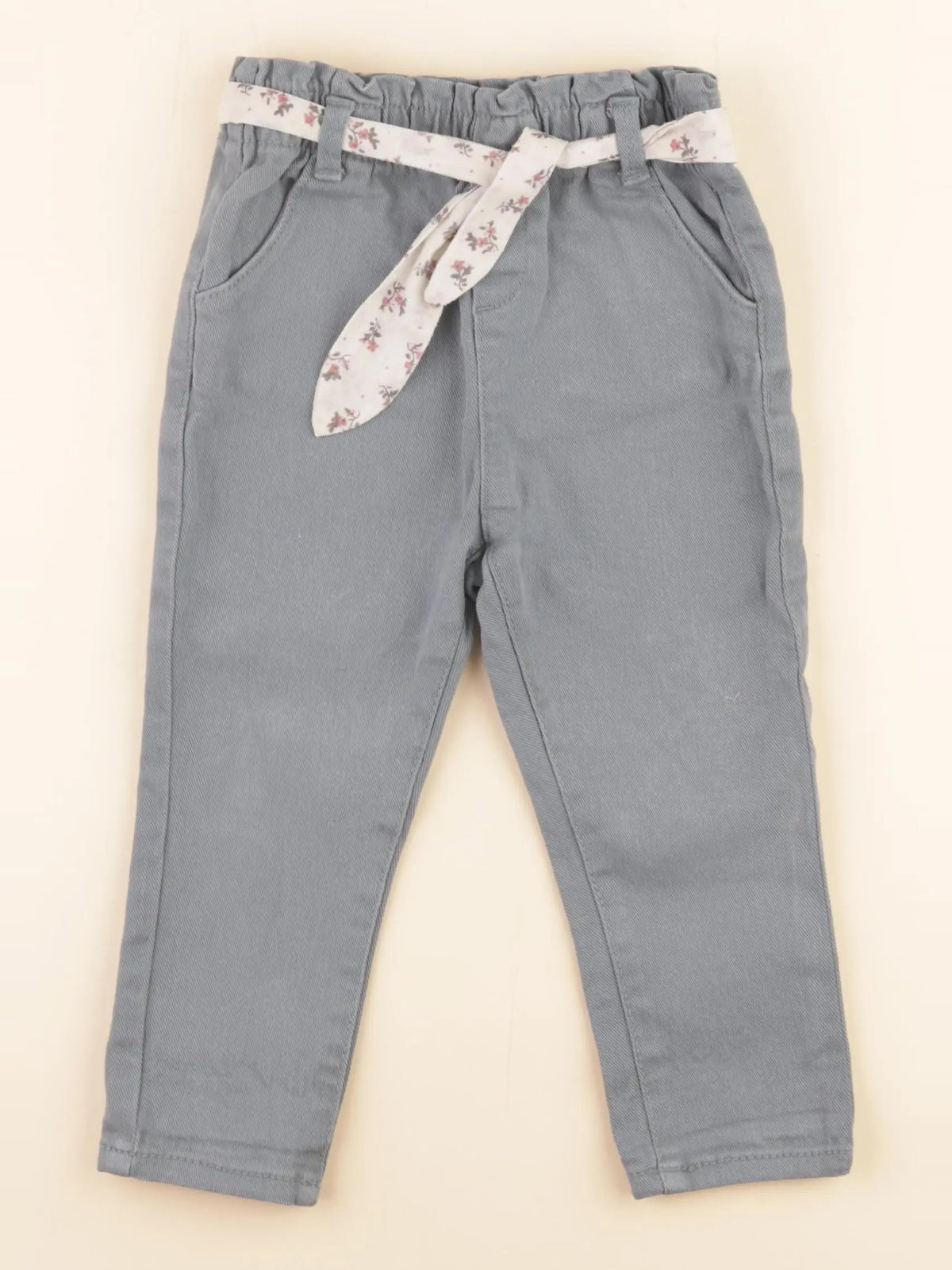 Vertbaudet - pantalon bleu - 2 ans
