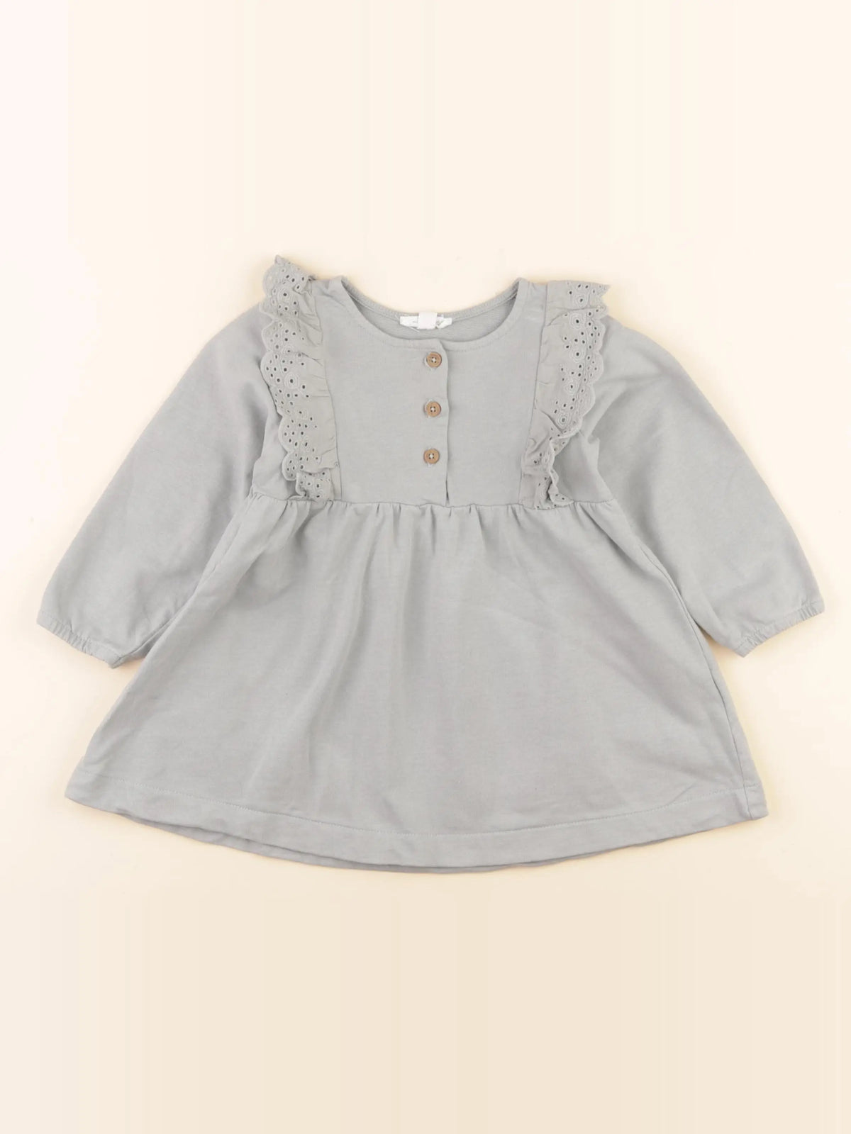 Vertbaudet - robe vert - 24 mois