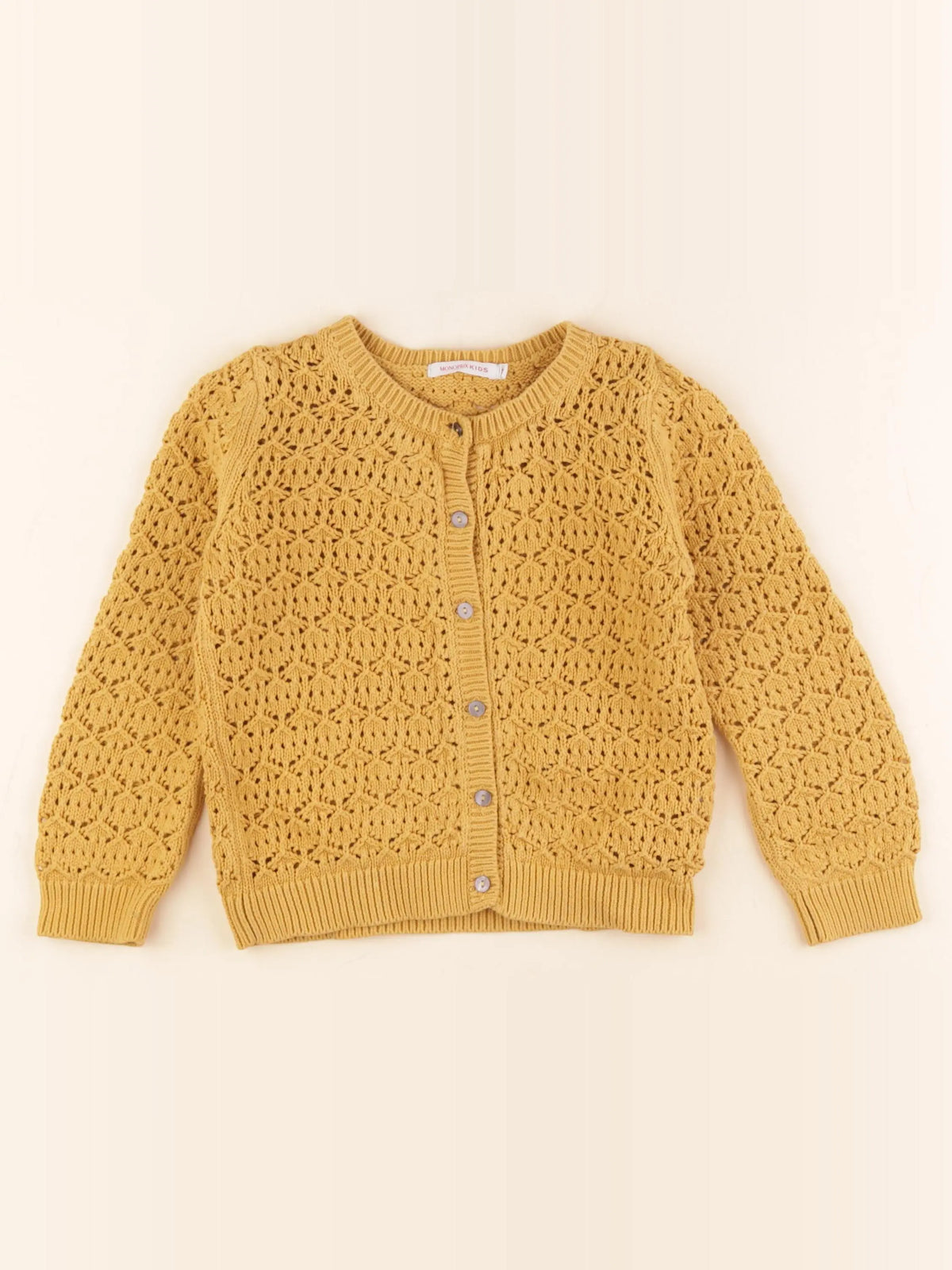 Monoprix - gilet jaune - 5 ans