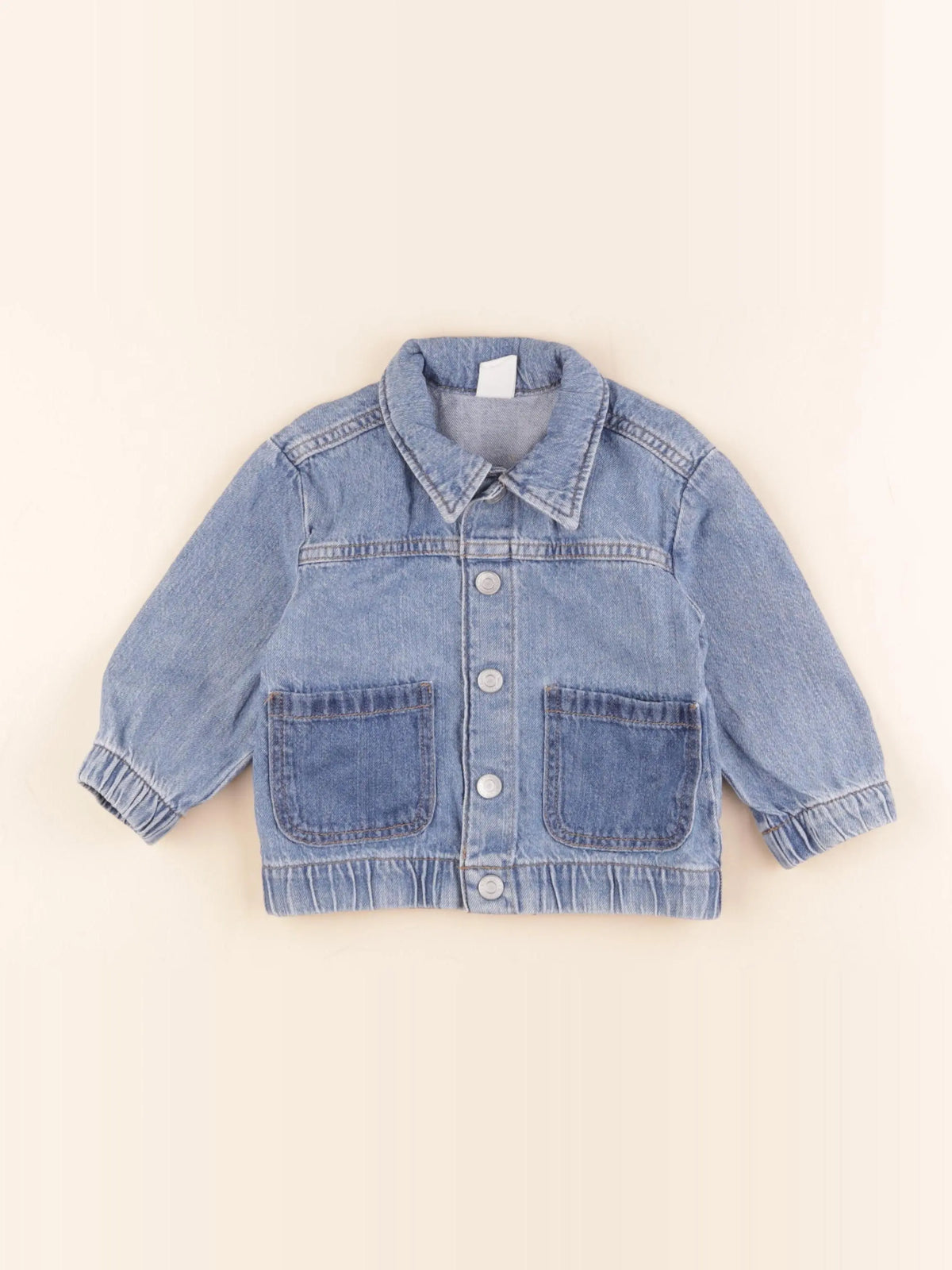 H&M - veste bleu - 9/12 mois