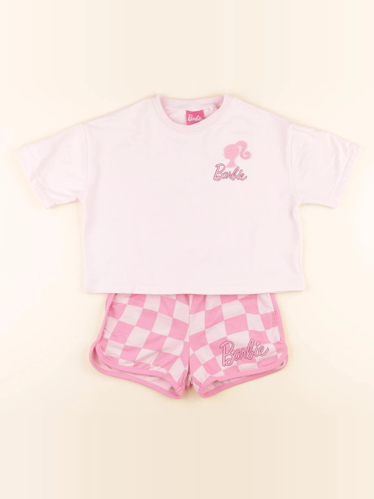 Next - ensemble imprimé au dos rose - 3/4 ans