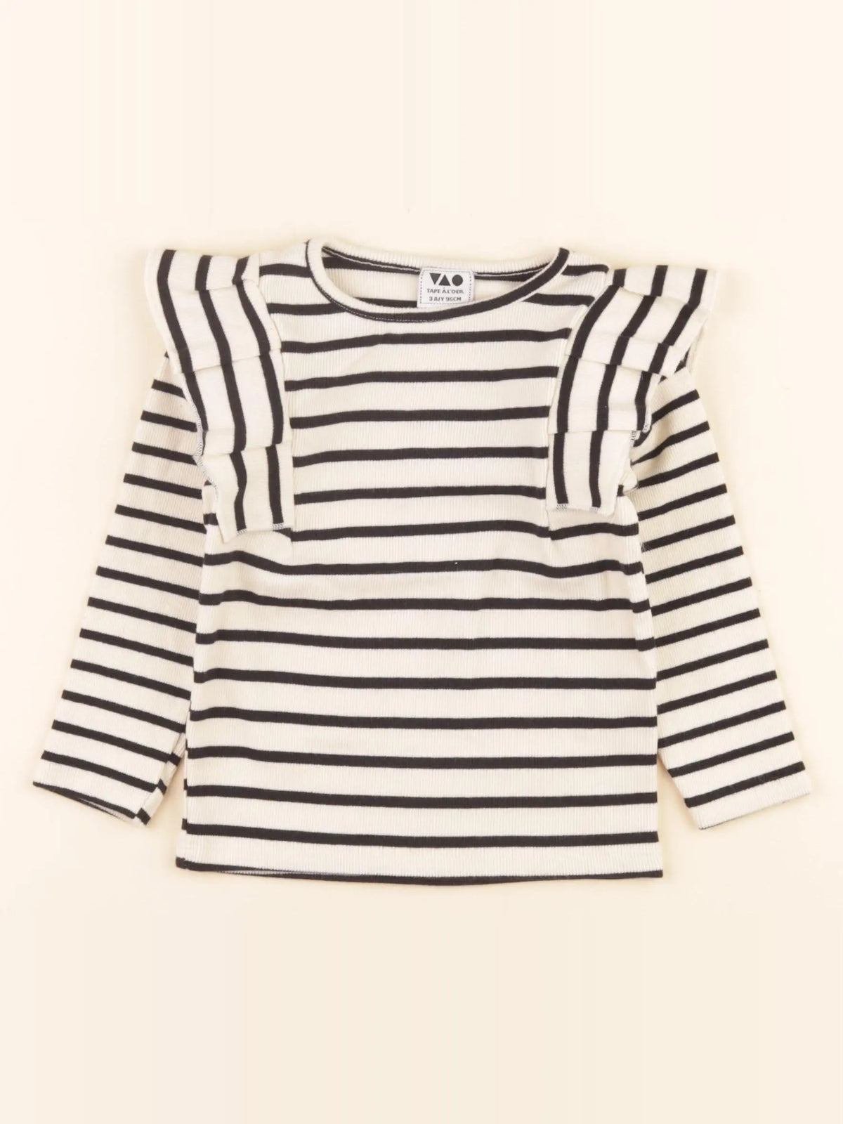 Tape à l'oeil - tee-shirt beige, noir - 3 ans