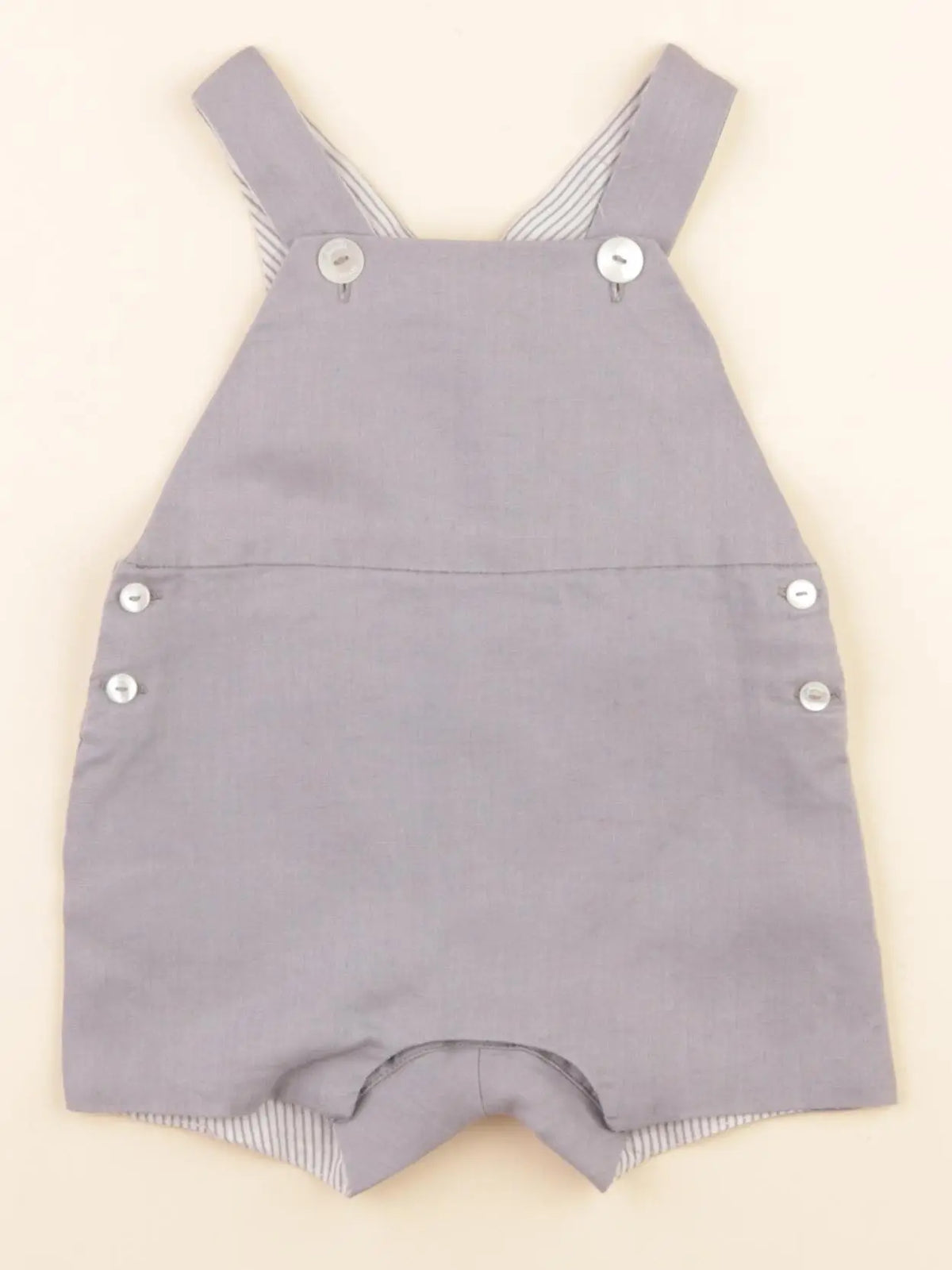 Jacadi - salopette gris - 6 mois