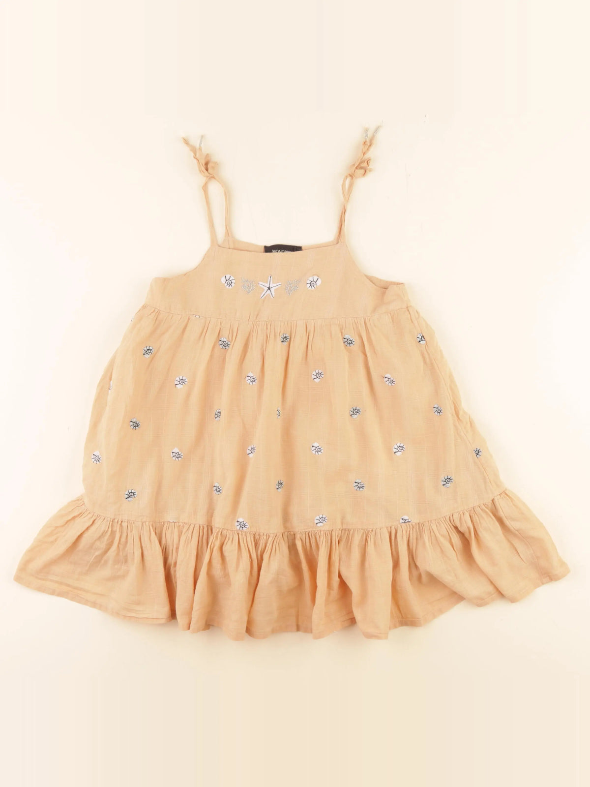 Monoprix - robe orange - 5 ans