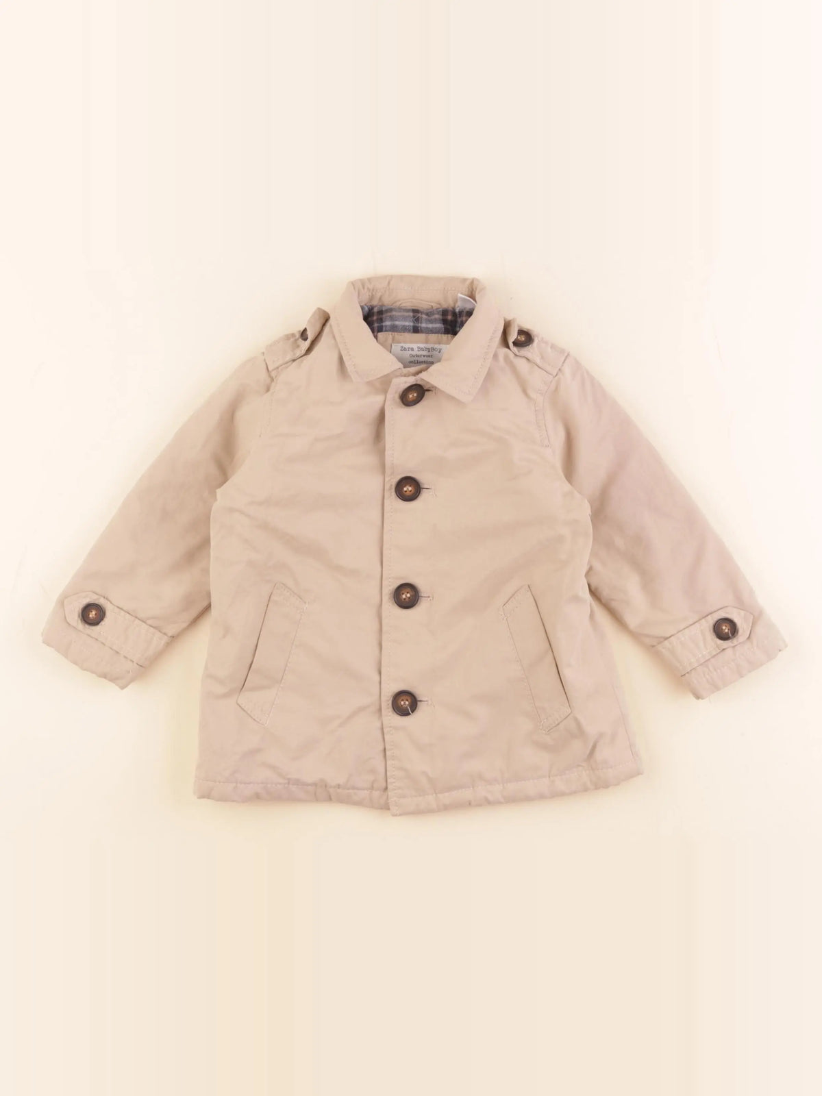 Zara - veste beige - 12/18 mois