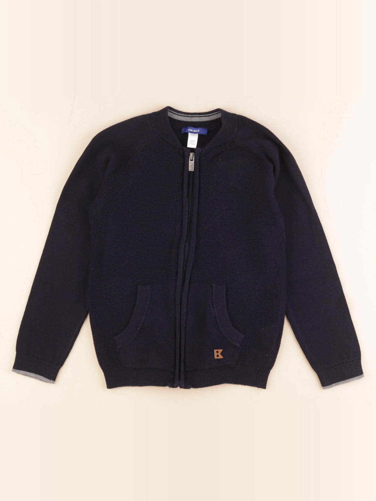 Okaidi - gilet bleu - 6 ans