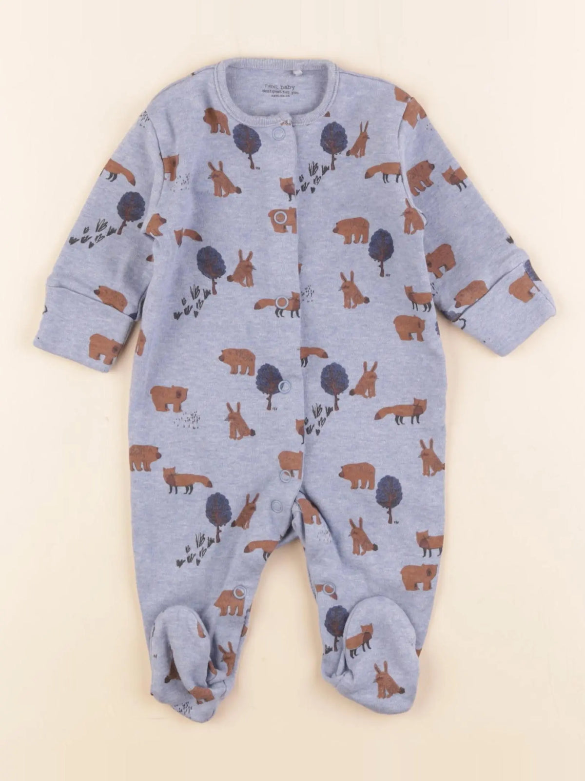 Next - pyjama coton bleu - 3 mois