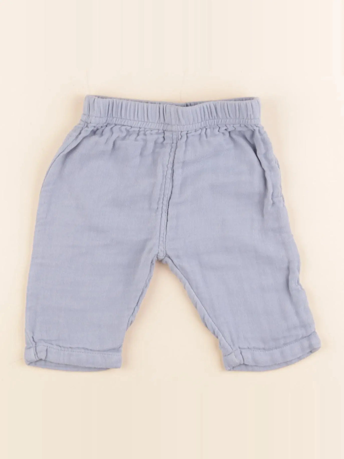 Boutchou - pantalon bleu - 3 mois