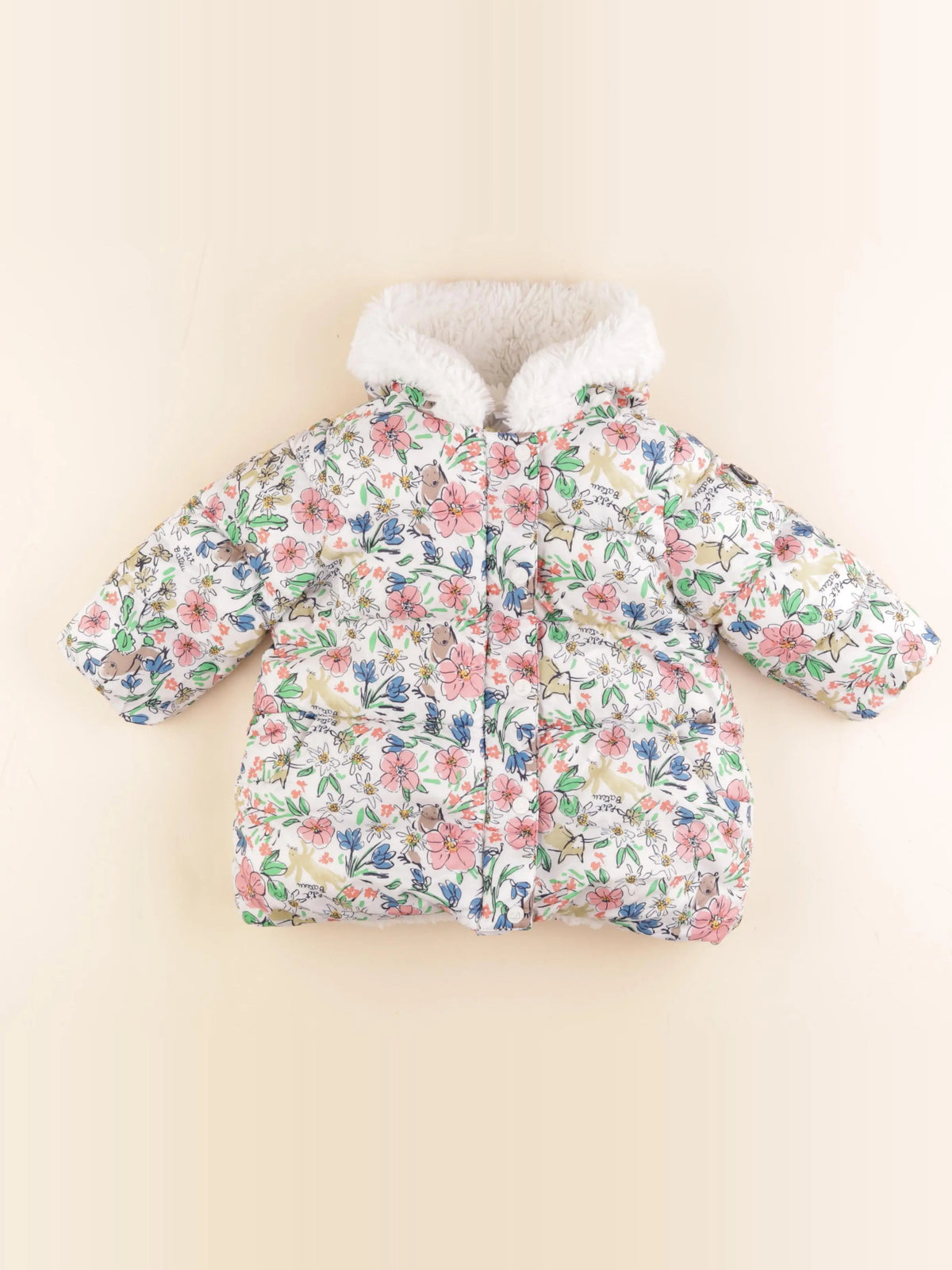 Petit Bateau - doudoune multicolore - 18 mois