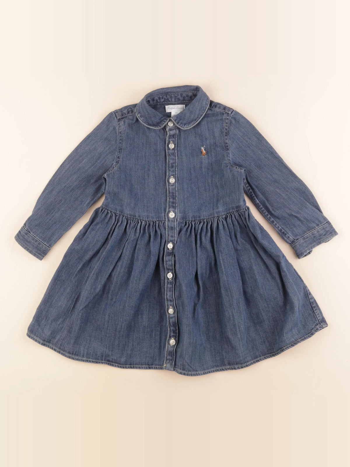 Ralph Lauren - robe bleu - 18 mois