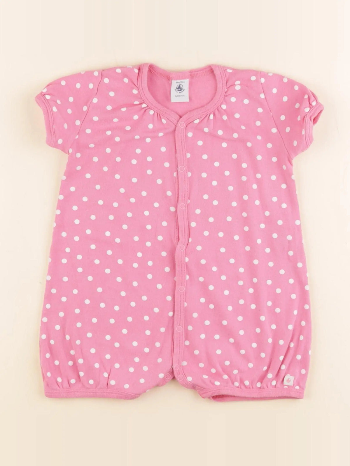 Petit Bateau - pyjama coton rose - 18 mois