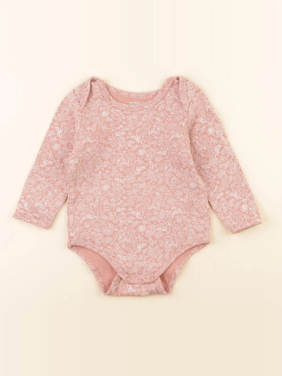 Vertbaudet - body rose - 12 mois