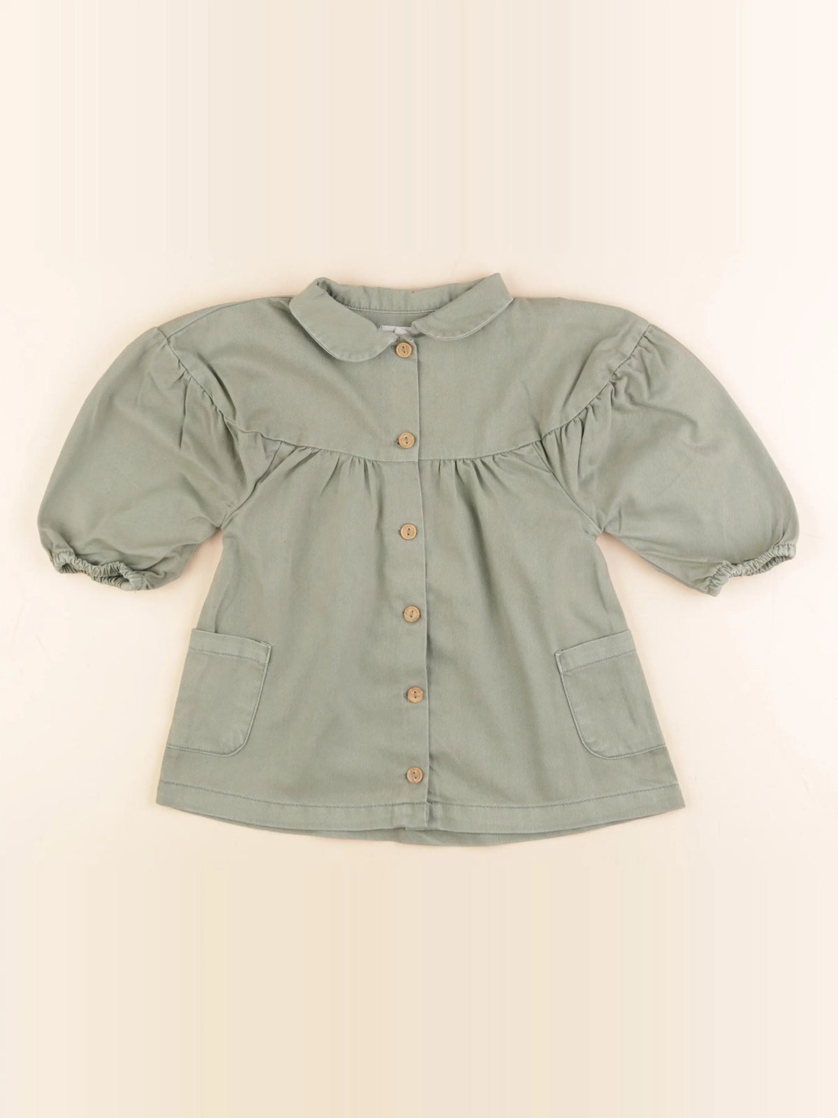 Vertbaudet - robe vert - 24 mois