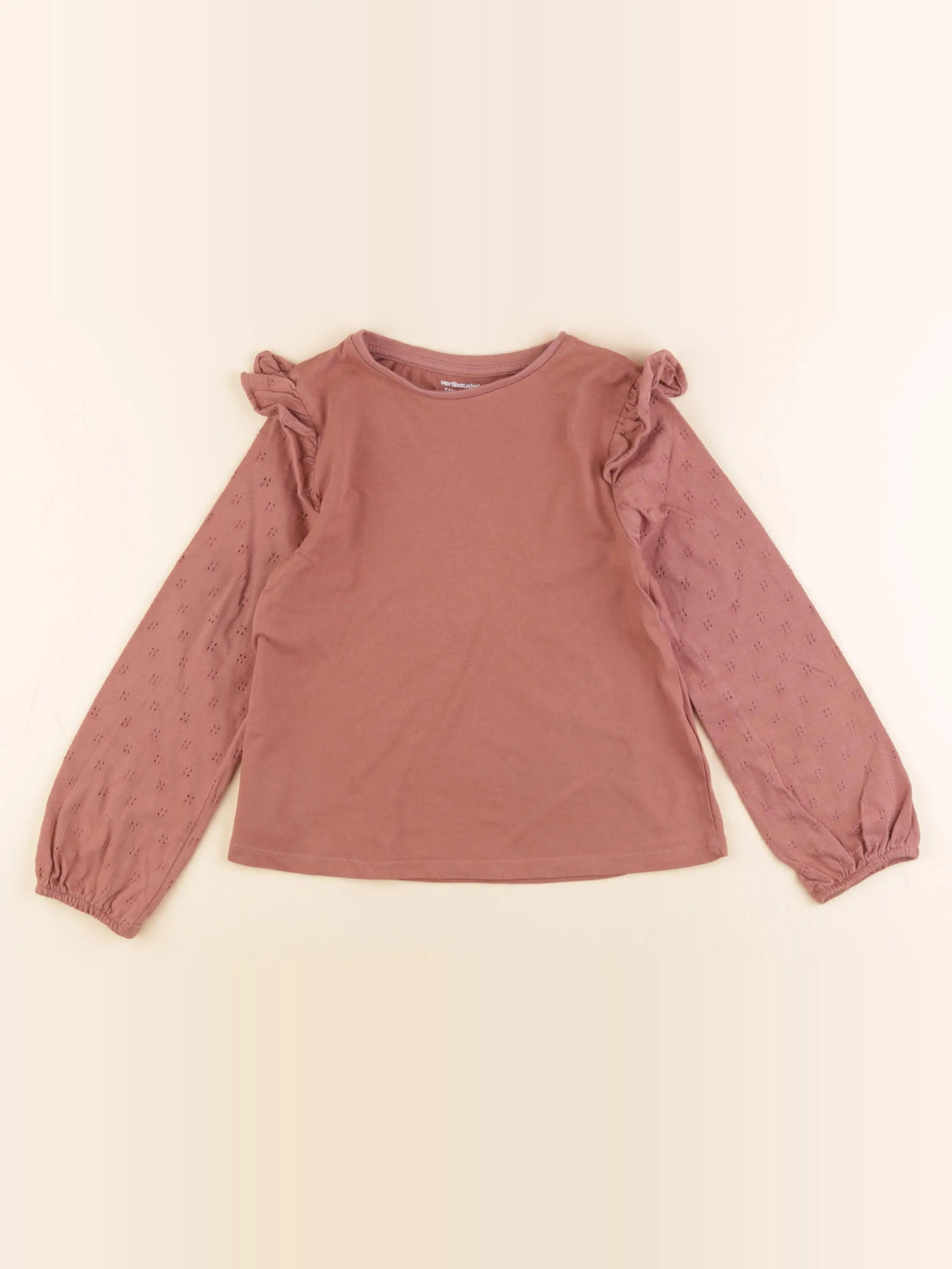 Vertbaudet - tee-shirt rose - 8 ans