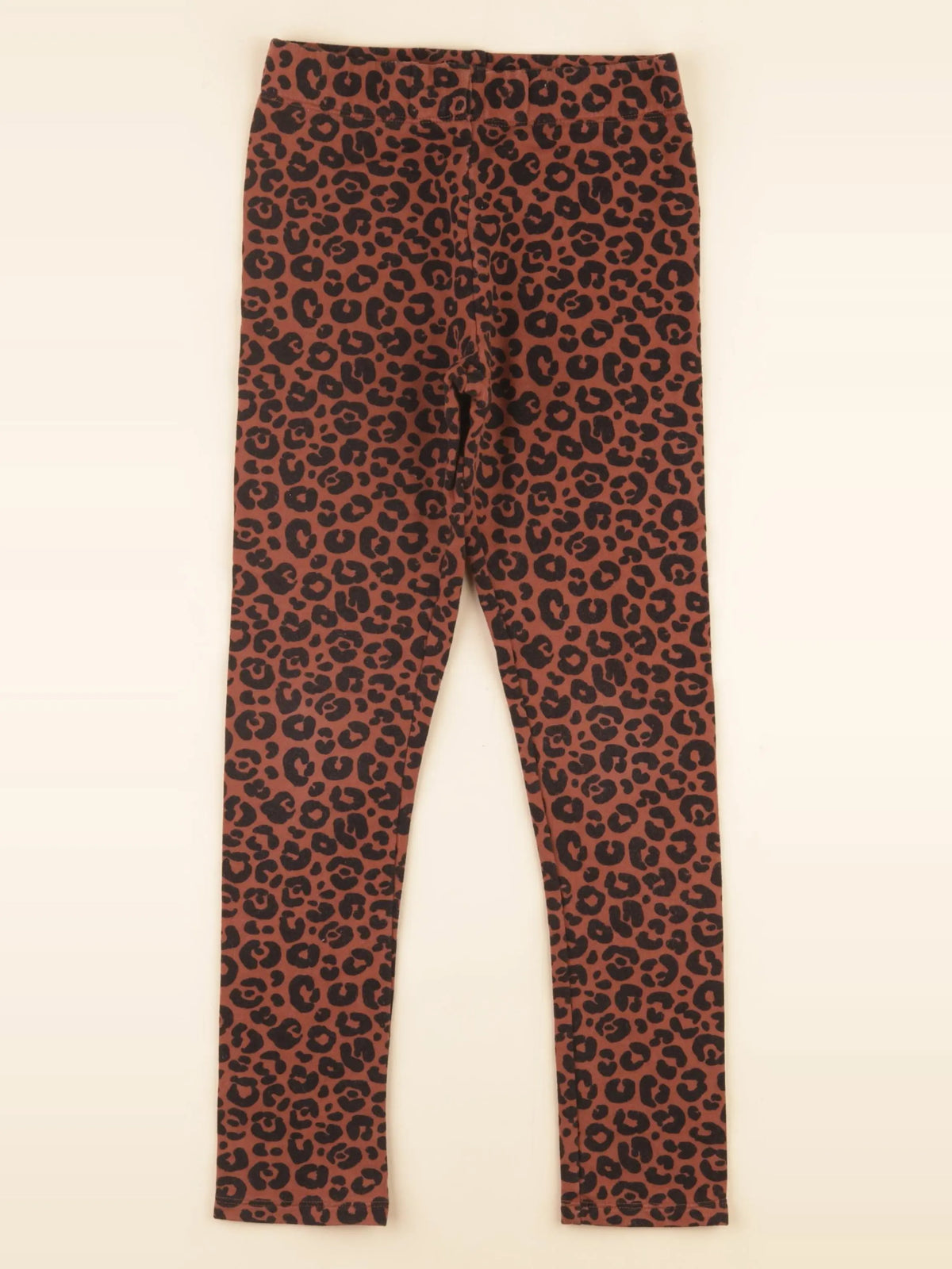 H&M - legging doublé marron - 8/9 ans