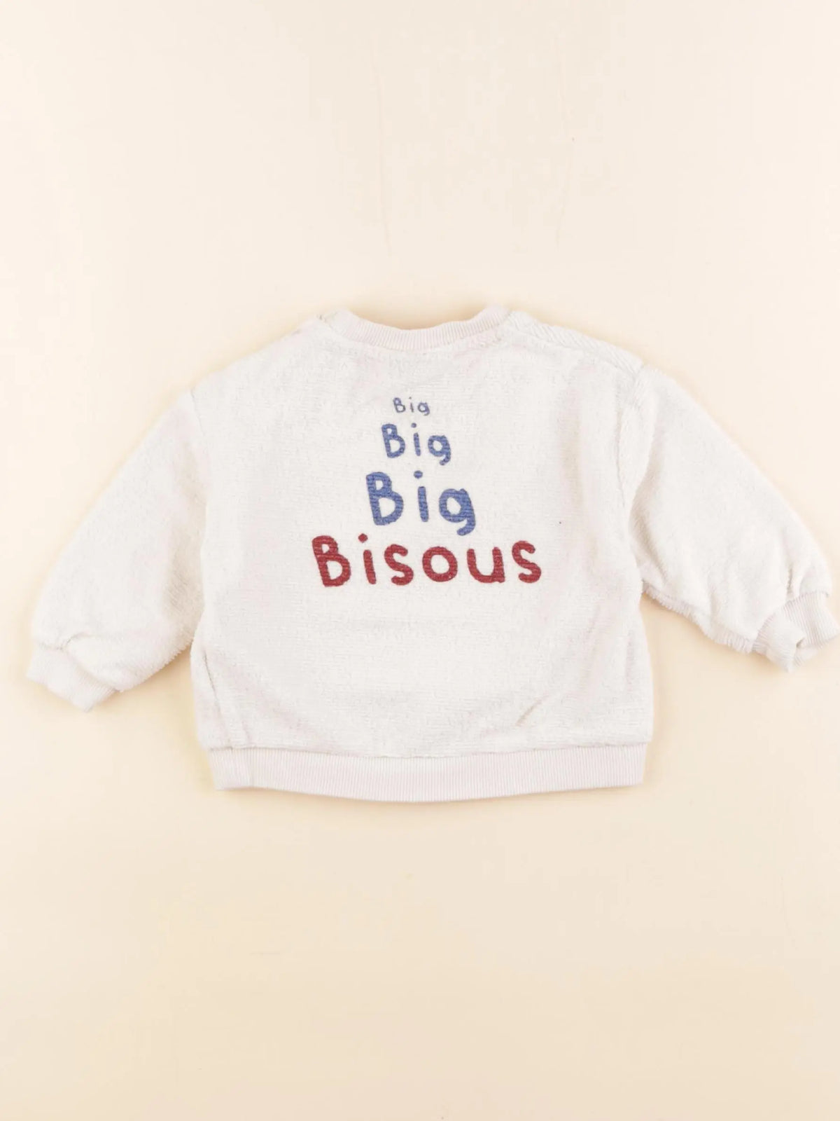 Tape à l'oeil - sweat blanc - 6 mois