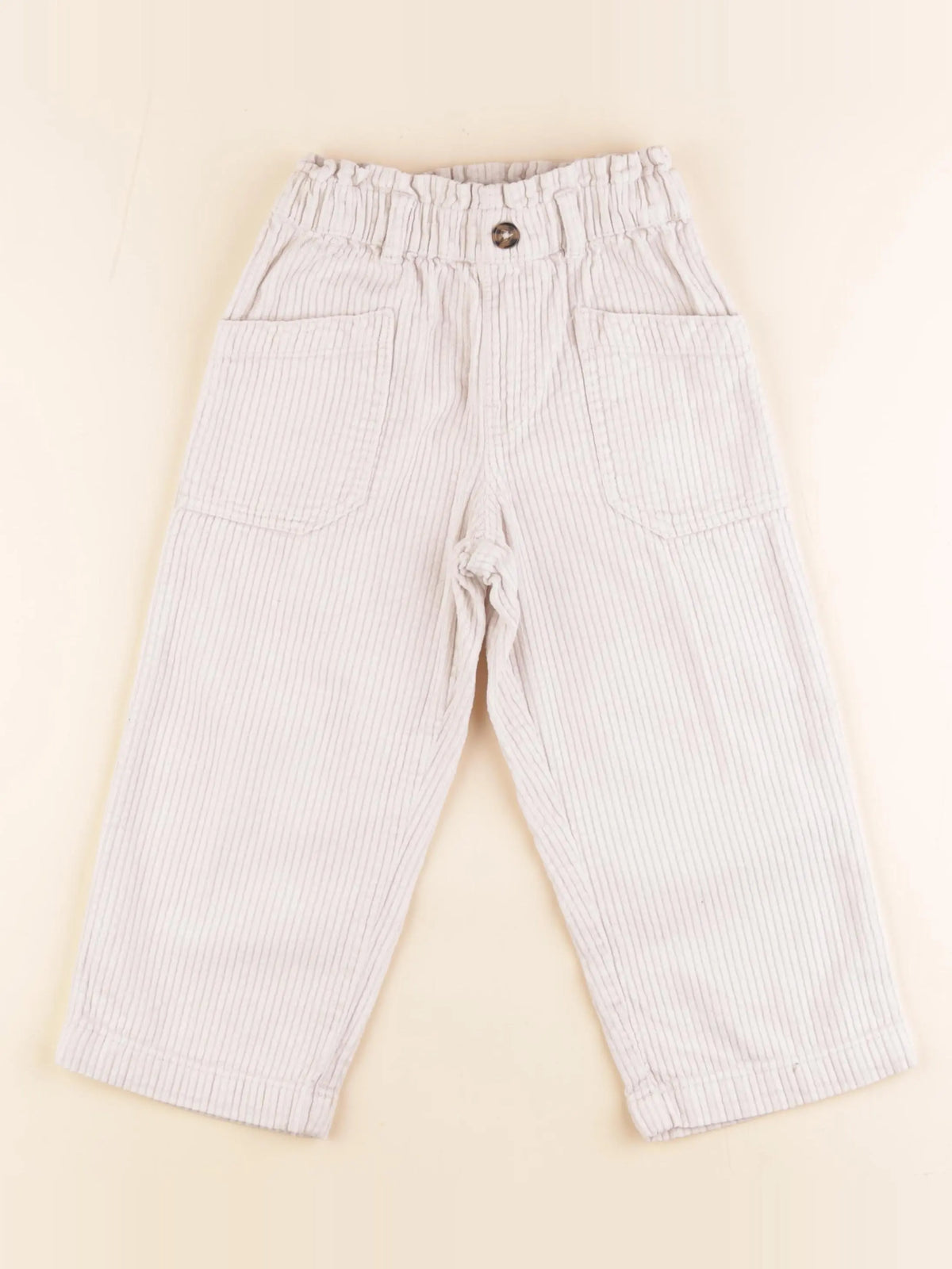 Monoprix - pantalon beige - 4 ans