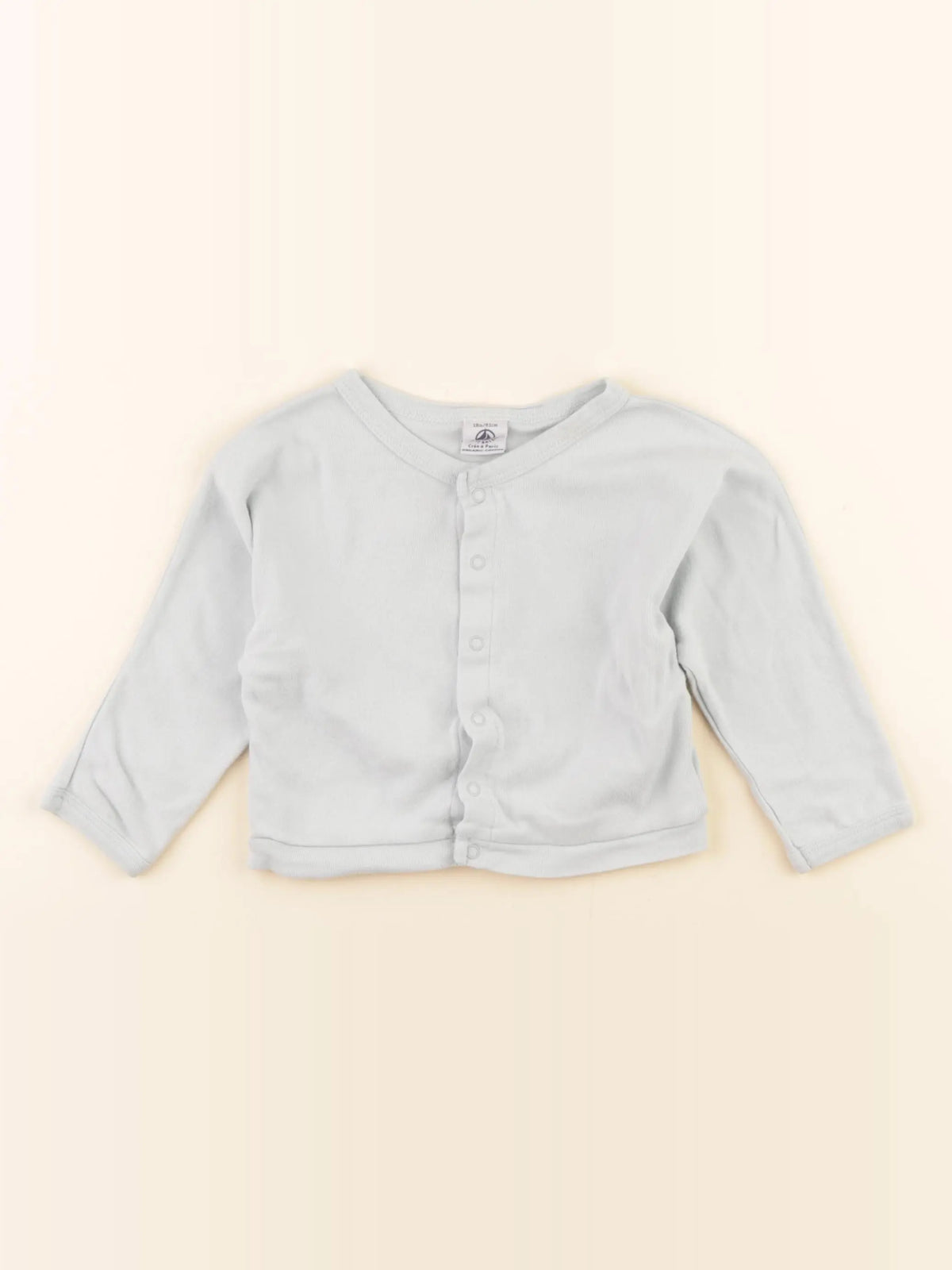 Petit Bateau - tee-shirt bleu - 18 mois