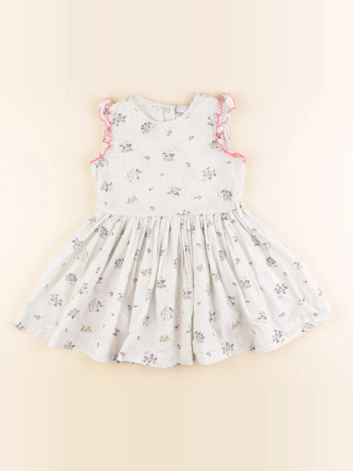 Petit Bateau - robe multicolore - 3 ans
