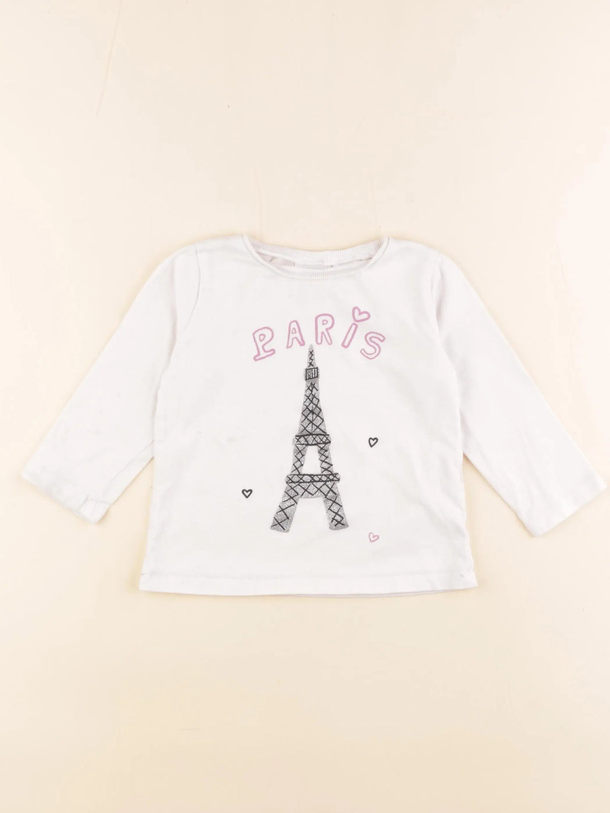 Zara - tee-shirt blanc - 12/18 mois
